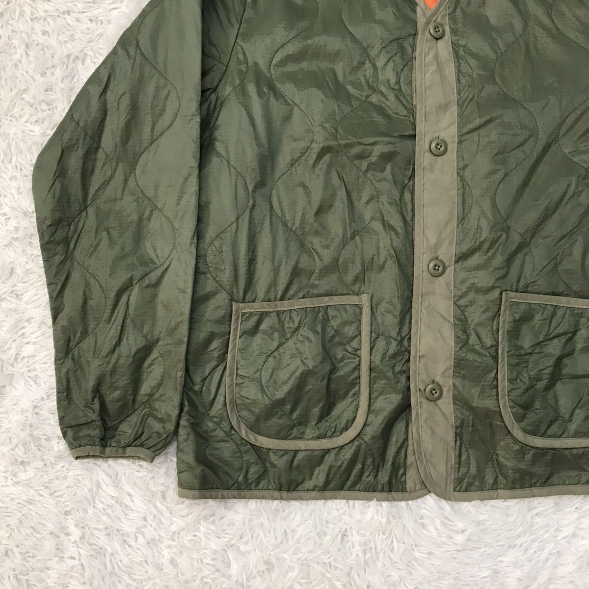 Alpha Industries Alpha Industries Quilted Outdoor Button Jacket Size US XL / EU 56 / 4 - 5 Thumbnail
