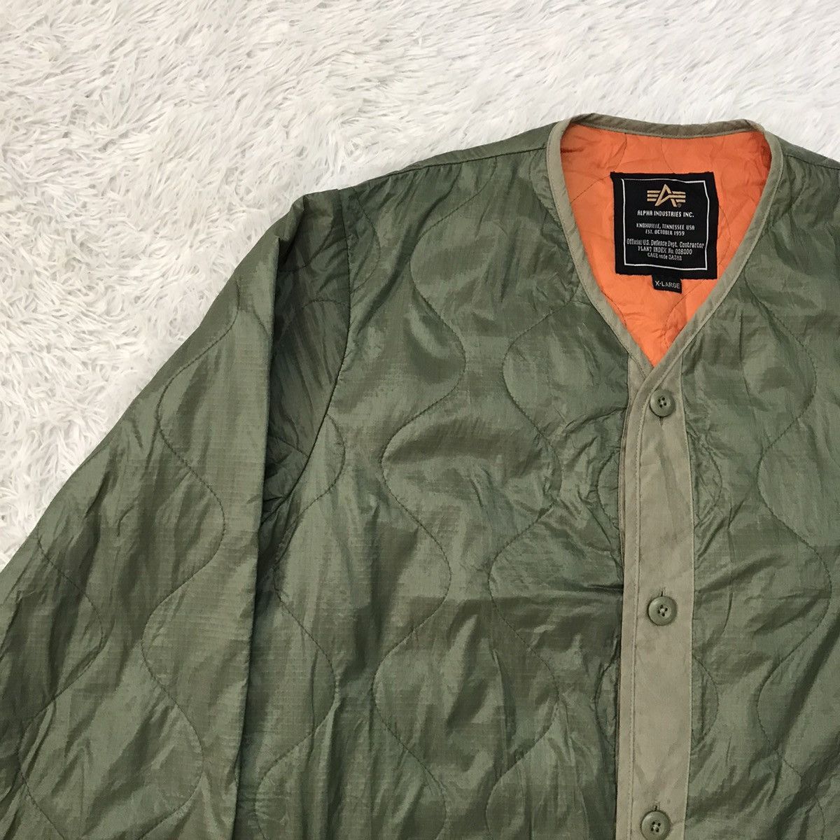 Alpha Industries Alpha Industries Quilted Outdoor Button Jacket Size US XL / EU 56 / 4 - 3 Thumbnail