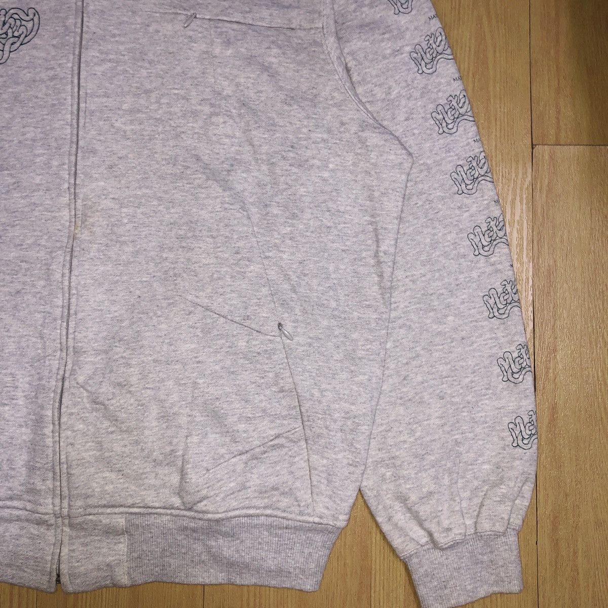 Undercover UNDERCOVERISM COLLECTION GREY SWEAT BOMBER WITH MAT BRAIN Size US L / EU 52-54 / 3 - 7 Thumbnail