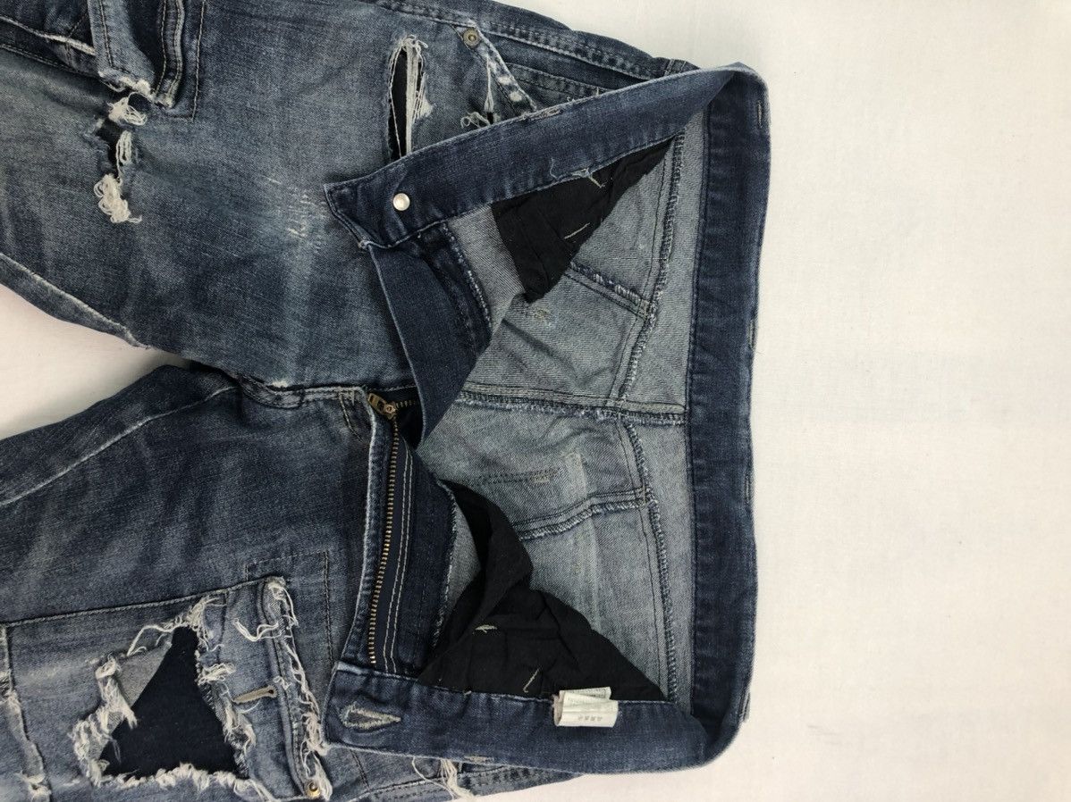 Japanese Brand Japanese IZ 7250 Distressed Denim Utility Multipocket Cargo Size US 30 / EU 46 - 10 Thumbnail