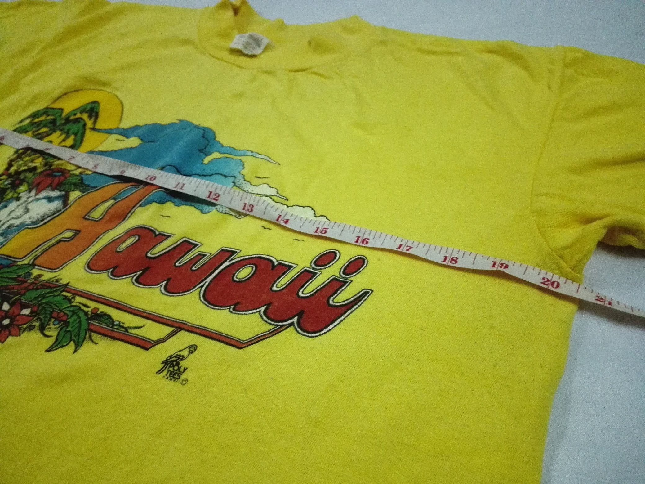 Vintage RARE VINTAGE 70s HAWAII RAINBOWS POLY TEES Size US M / EU 48-50 / 2 - 8 Thumbnail