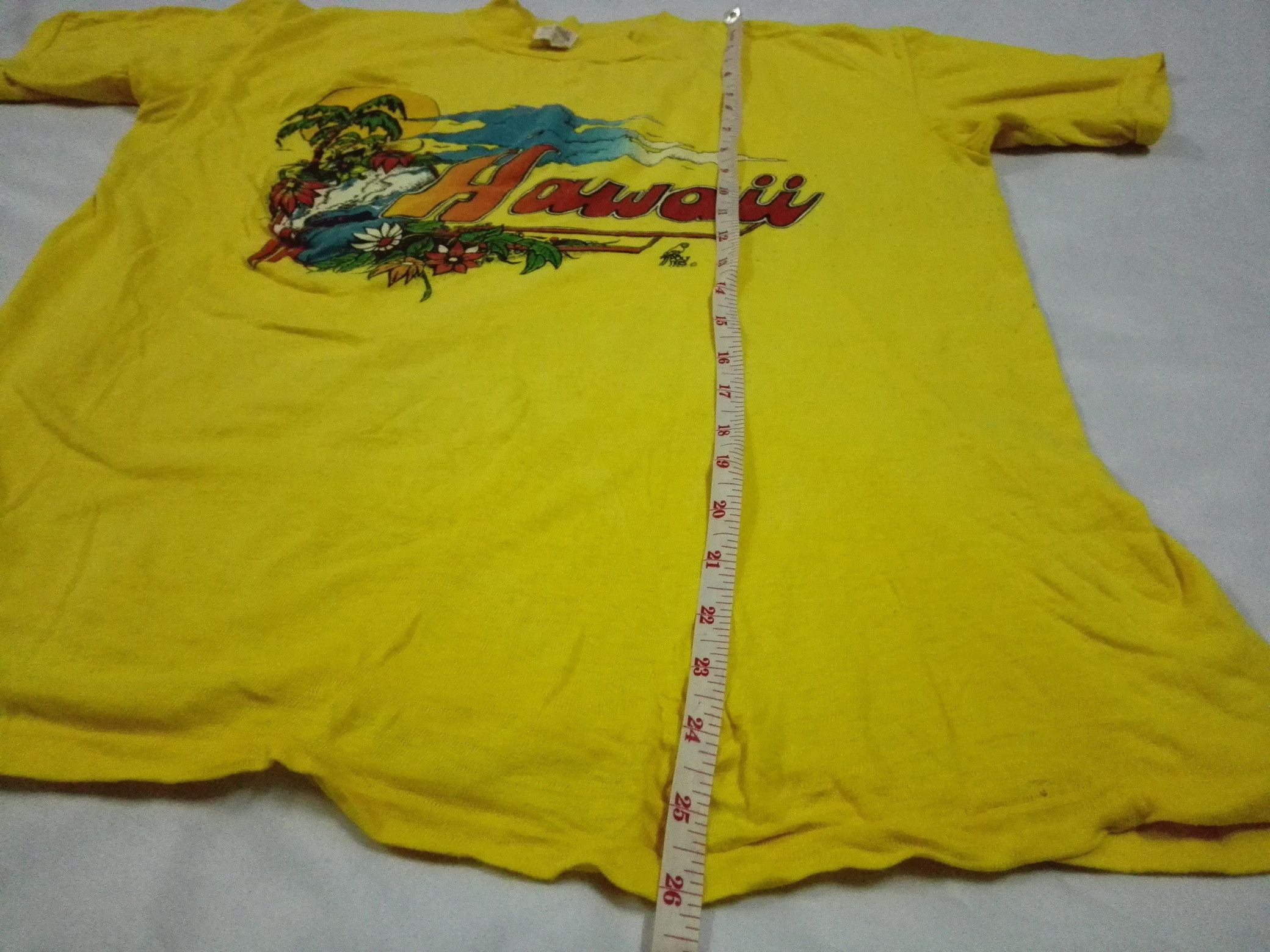 Vintage RARE VINTAGE 70s HAWAII RAINBOWS POLY TEES Size US M / EU 48-50 / 2 - 9 Thumbnail