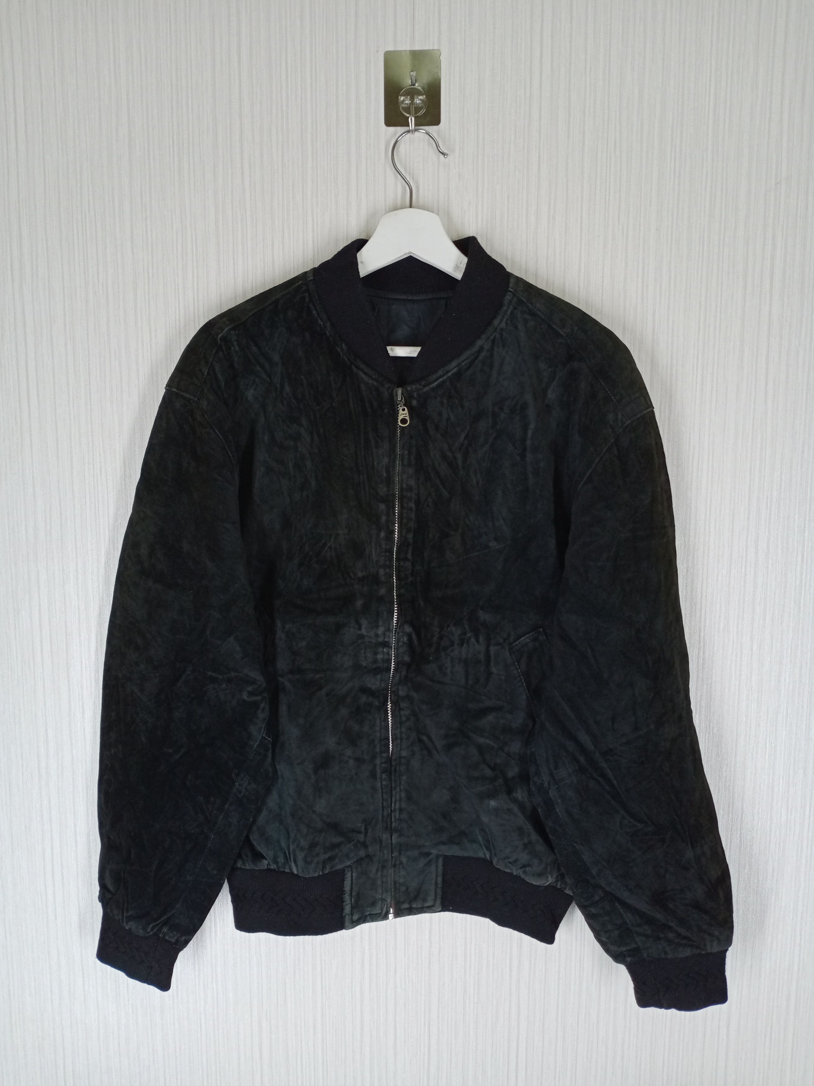 Jun Takahashi Vintage JUN Men Leather Suede Jacket Big Logo Size US M / EU 48-50 / 2 - 4 Thumbnail