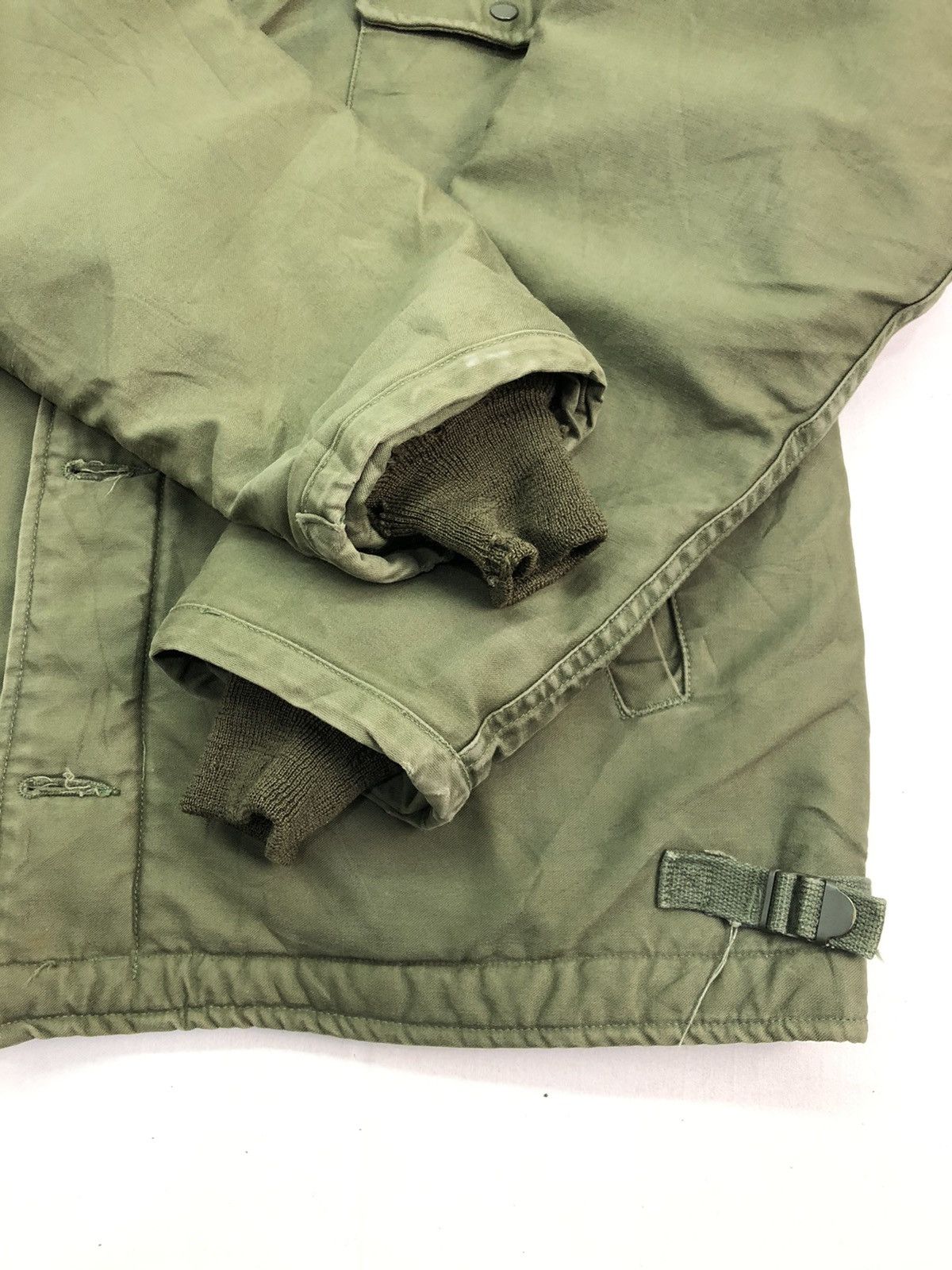 Vintage Military Heavy Green Army Jacket Size US L / EU 52-54 / 3 - 14 Thumbnail