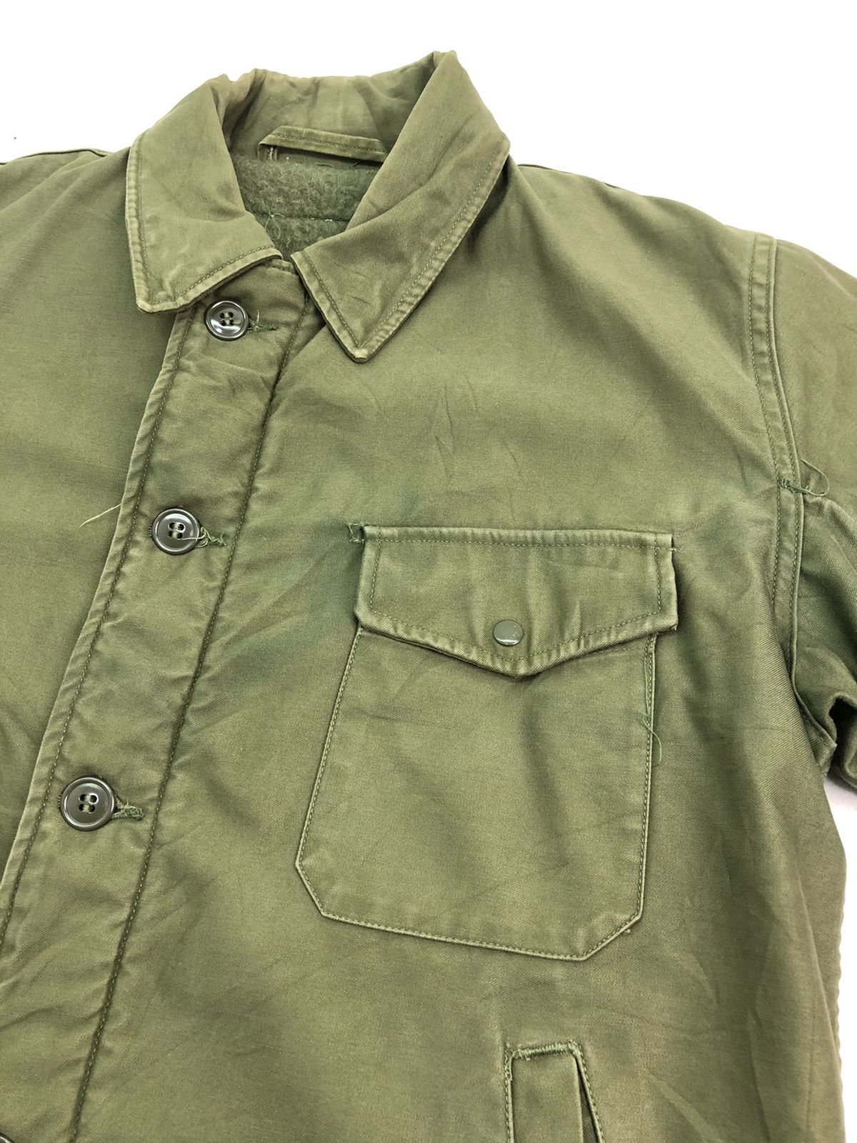 Vintage Military Heavy Green Army Jacket Size US L / EU 52-54 / 3 - 5 Thumbnail