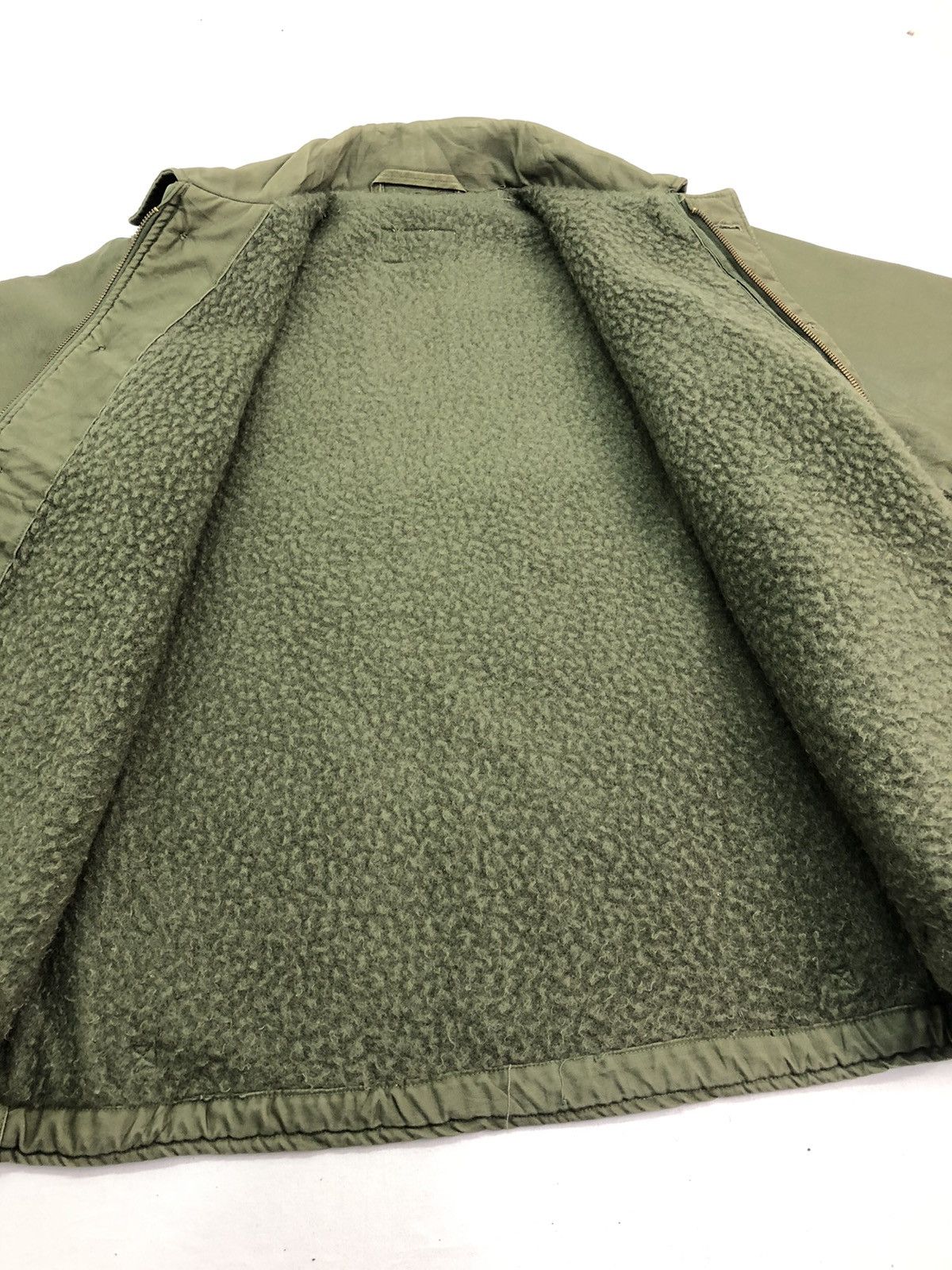Vintage Military Heavy Green Army Jacket Size US L / EU 52-54 / 3 - 9 Thumbnail