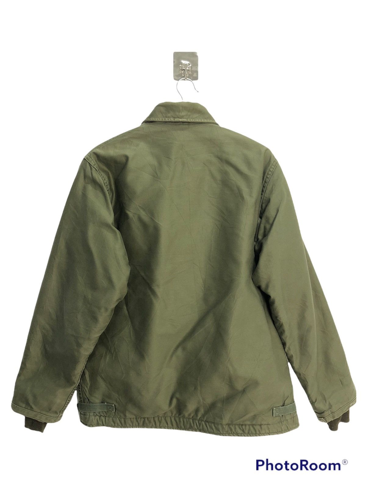 Vintage Military Heavy Green Army Jacket Size US L / EU 52-54 / 3 - 2 Thumbnail