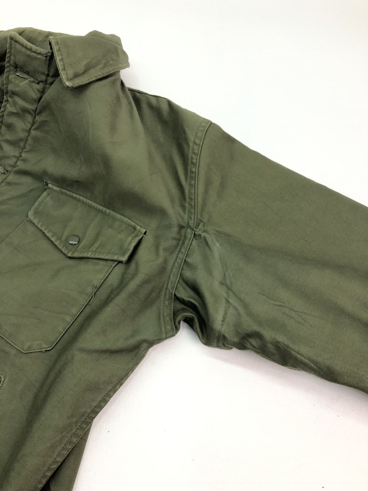 Vintage Military Heavy Green Army Jacket Size US L / EU 52-54 / 3 - 10 Thumbnail