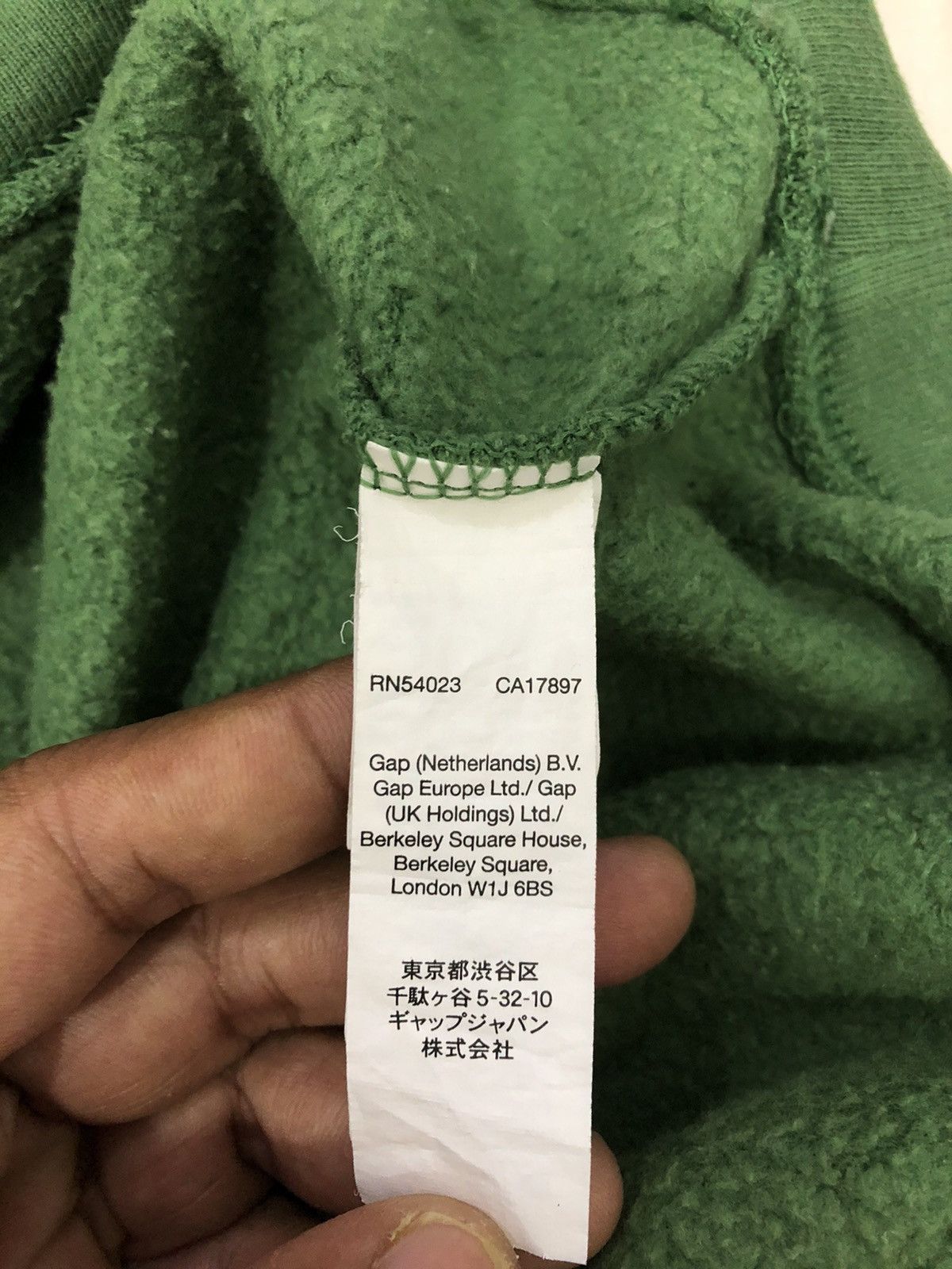 Gap Gap Green Hoodie Sweatshirt Size US XS / EU 42 / 0 - 11 Thumbnail