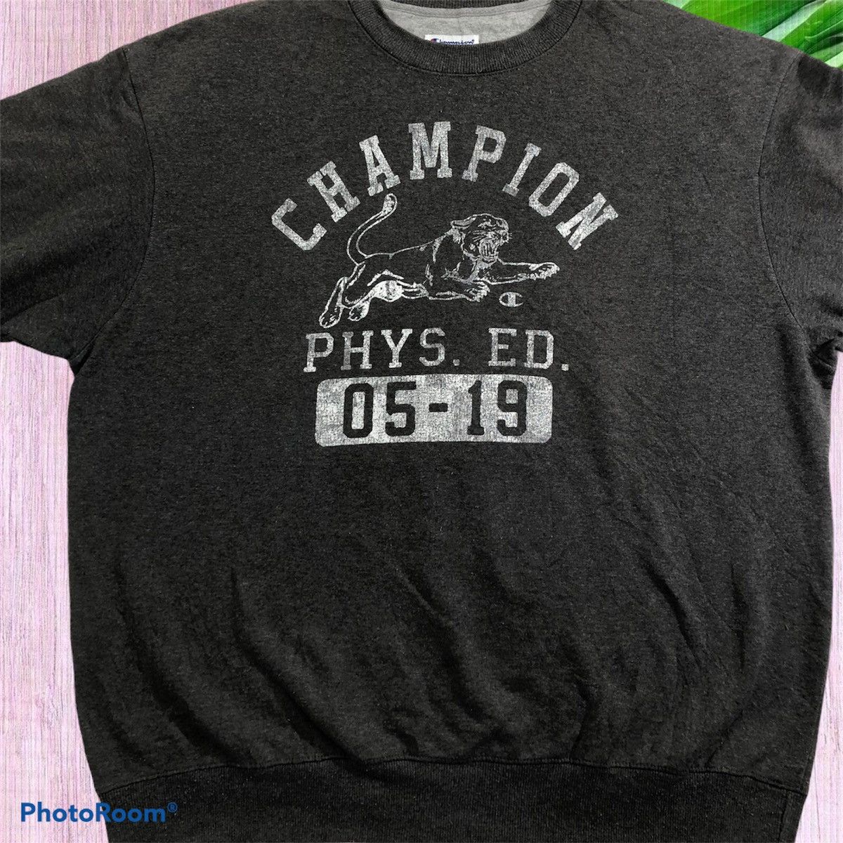 Champion × Vintage Vintage Champion big logo crewneck pull over sweater Size US XXL / EU 58 / 5 - 2 Thumbnail