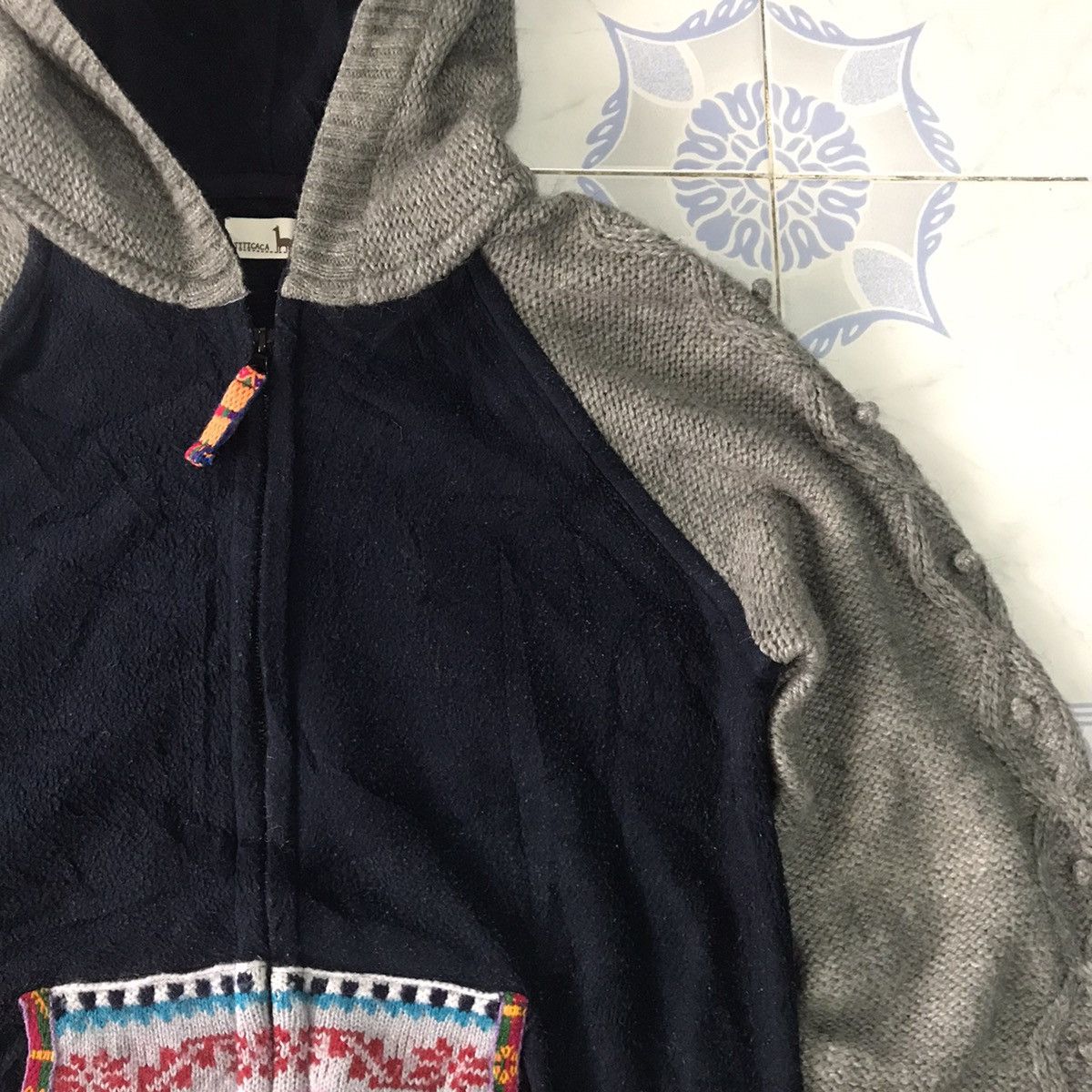 Japanese Brand Steals Nice Design Titicaca Sweater Jacket Hooded Size US M / EU 48-50 / 2 - 5 Thumbnail