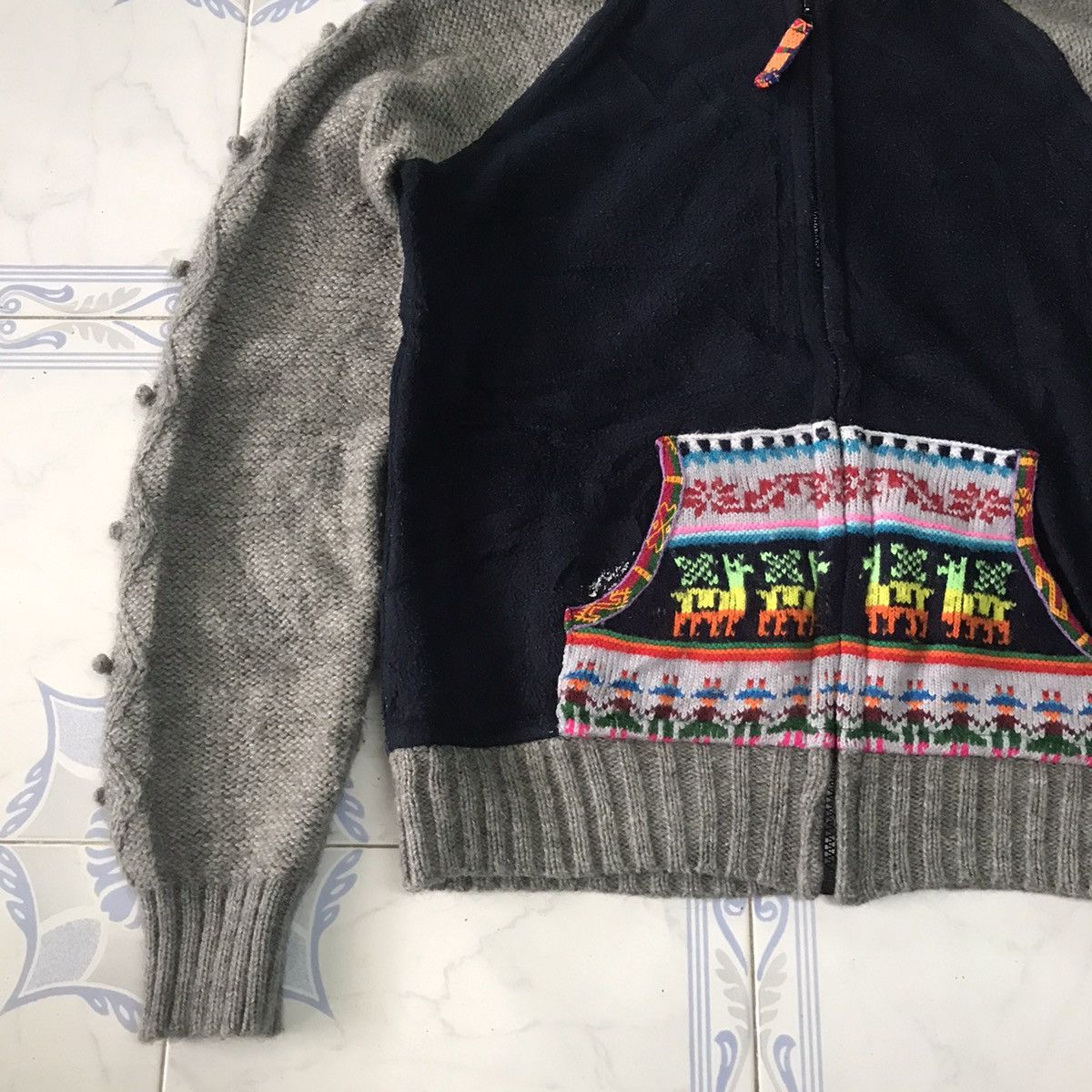 Japanese Brand Steals Nice Design Titicaca Sweater Jacket Hooded Size US M / EU 48-50 / 2 - 3 Thumbnail