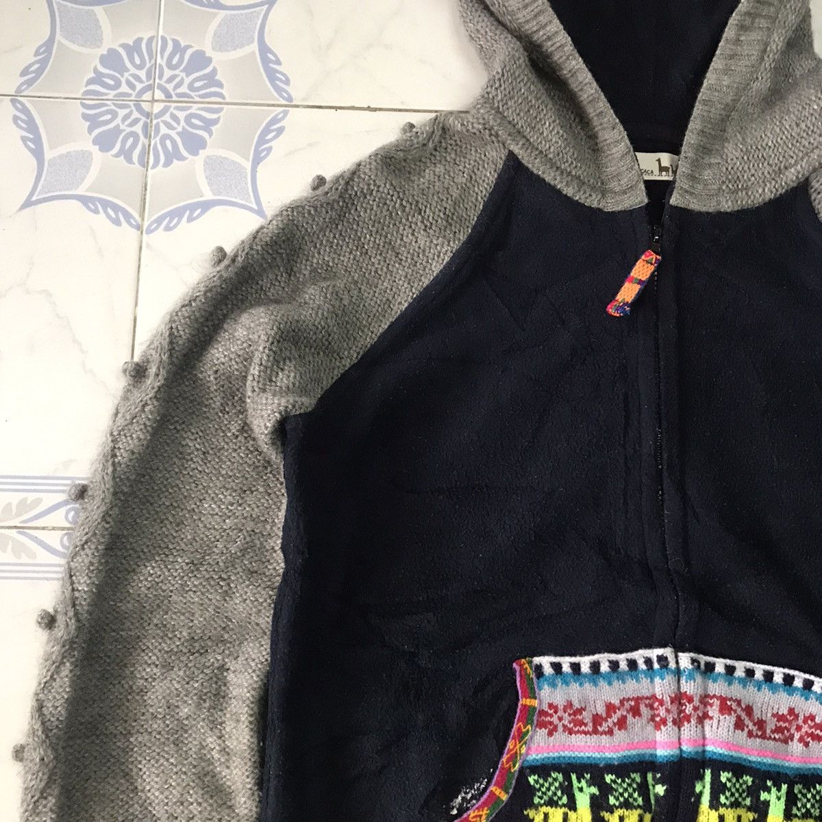 Japanese Brand Steals Nice Design Titicaca Sweater Jacket Hooded Size US M / EU 48-50 / 2 - 6 Thumbnail