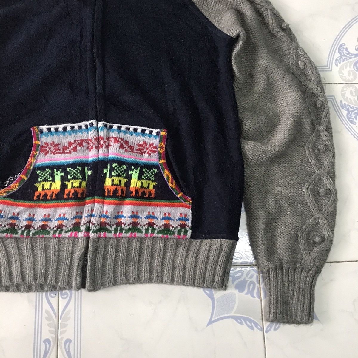 Japanese Brand Steals Nice Design Titicaca Sweater Jacket Hooded Size US M / EU 48-50 / 2 - 4 Thumbnail