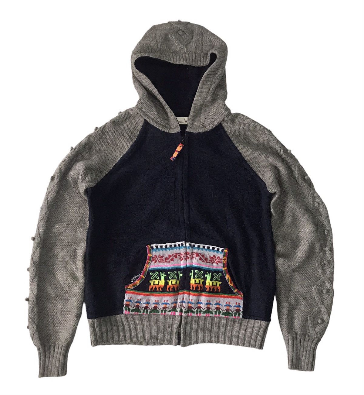 Japanese Brand Steals Nice Design Titicaca Sweater Jacket Hooded Size US M / EU 48-50 / 2 - 1 Thumbnail