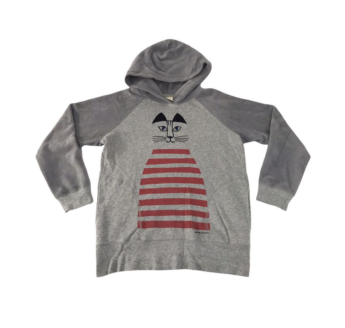Japanese Brand Lisa Larson Ceramist Designer Big Cat Logo Hoodies Size M Size US M / EU 48-50 / 2 - 1 Thumbnail