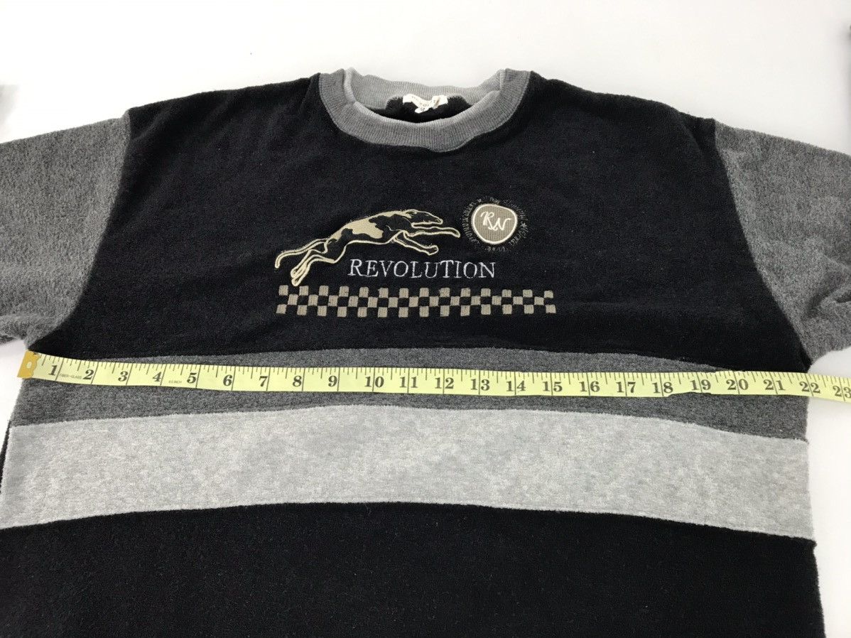 Vintage 90s Revolution Dog Hunting Sweatshirt Colour Block Style Size US M / EU 48-50 / 2 - 8 Thumbnail