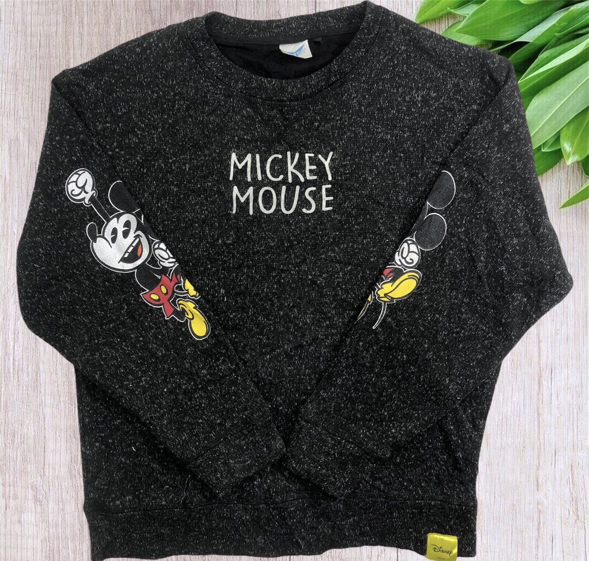 Disney Vintage Mickey Mouse faded pull over sweater Size US L / EU 52-54 / 3 - 2 Thumbnail