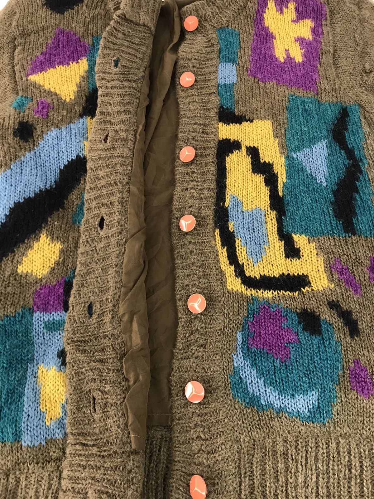Other And You Hype Knitwear Abstract Design Cardigan Jacket Size US M / EU 48-50 / 2 - 3 Thumbnail