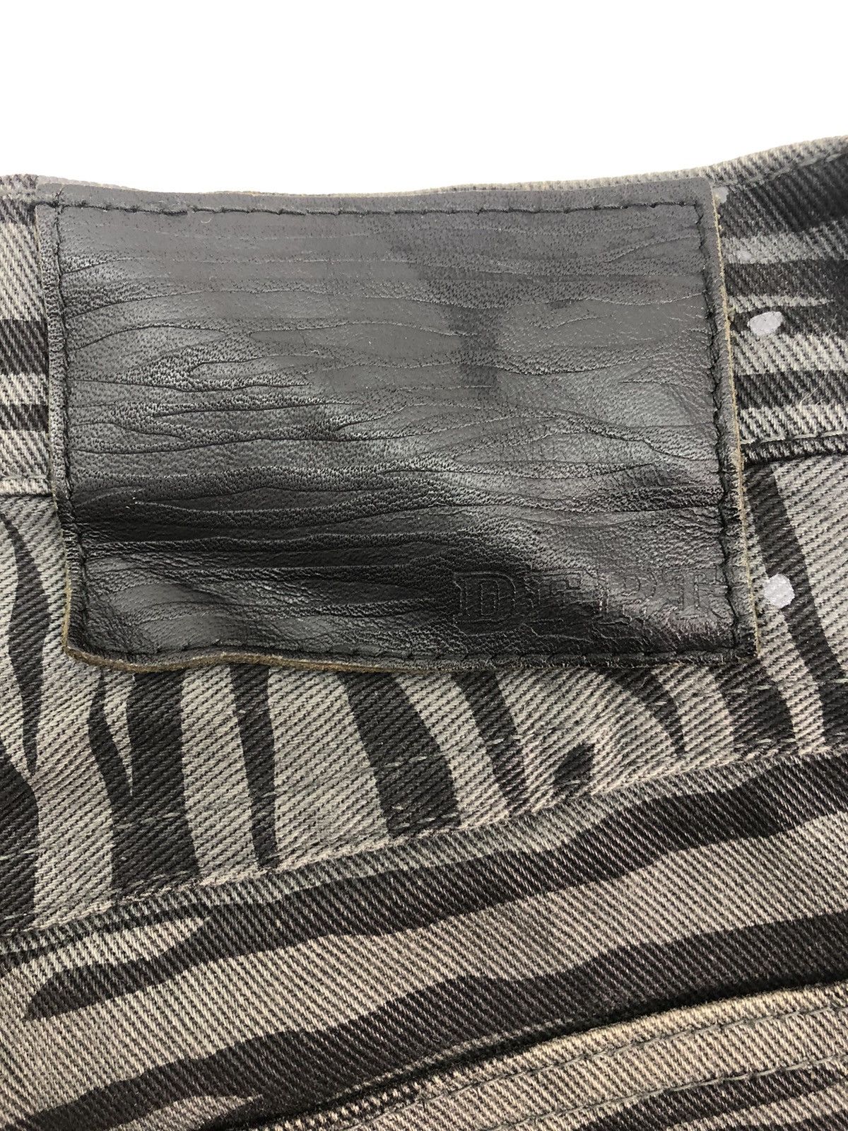 Japanese Brand × Vintage Japanese Dept Leopard strips Splatter Paint Pants Size US 28 / EU 44 - 14 Thumbnail