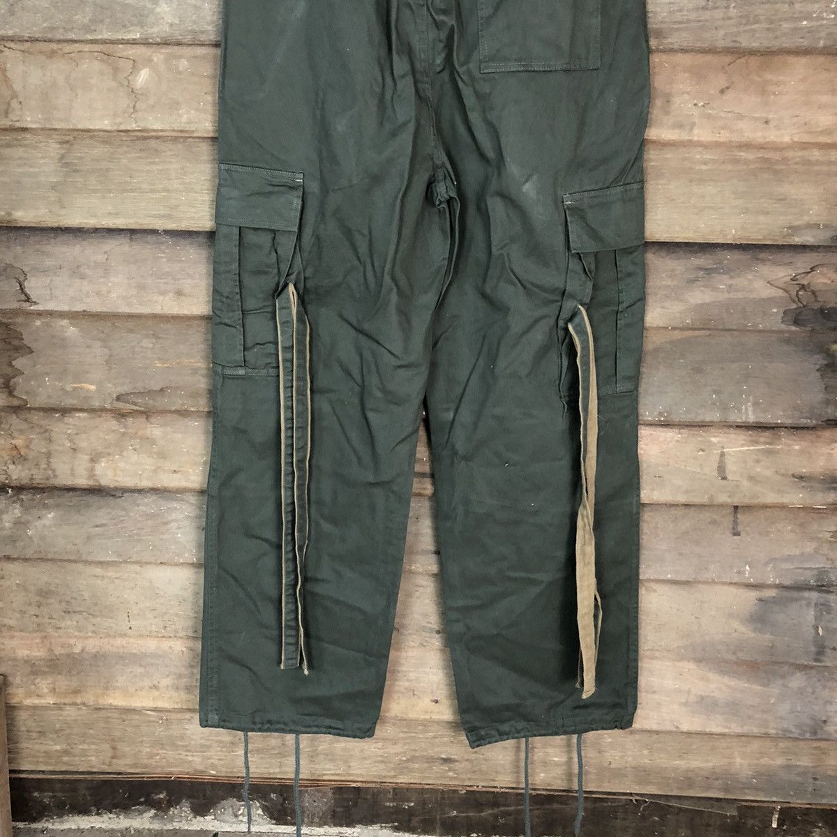 Japanese Brand DL Roshises Yp Trooph Cargo Multipocket Pants #1484 Size US 35 - 3 Thumbnail