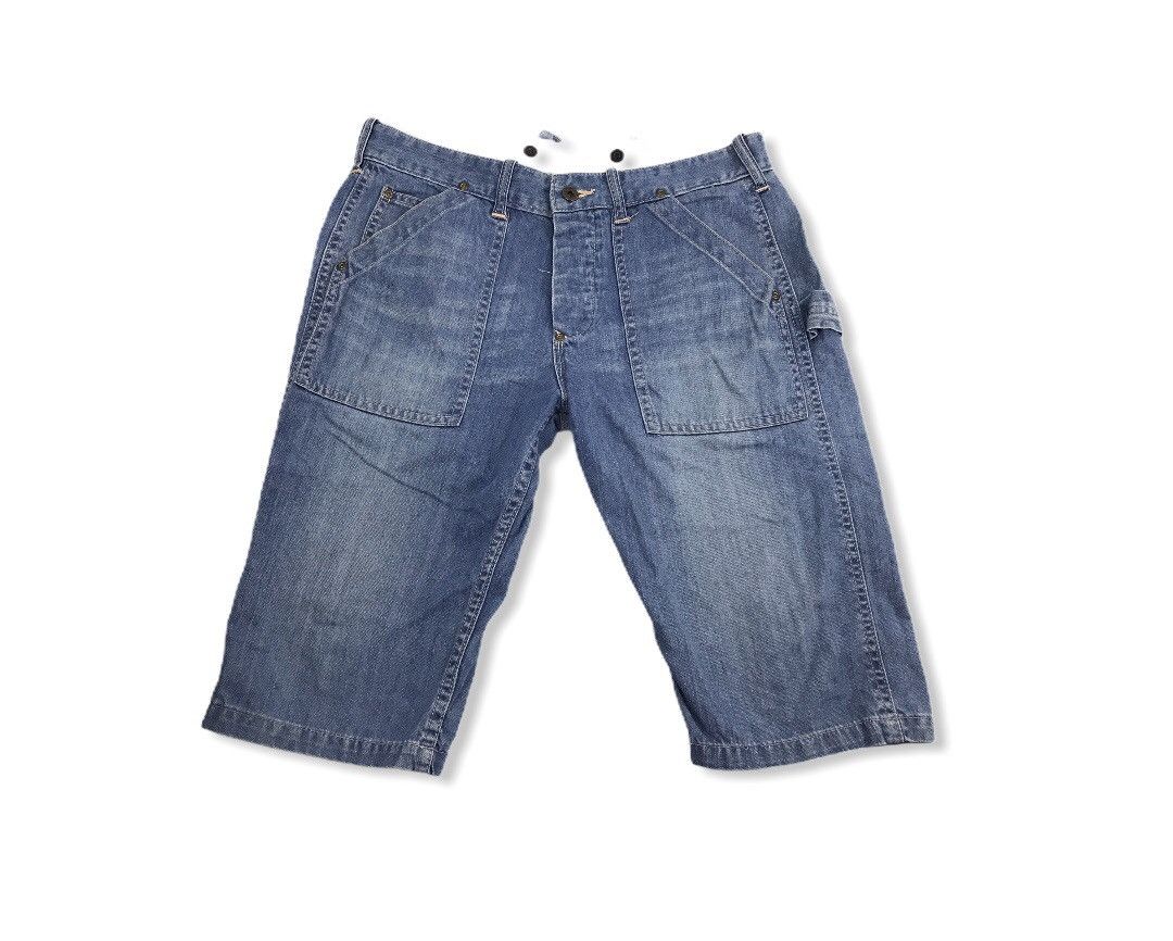 Japanese Brand × Lucky Brand Lucky Store Denim Short Pant Jeans Streewear Style Size US 32 / EU 48 - 1 Thumbnail