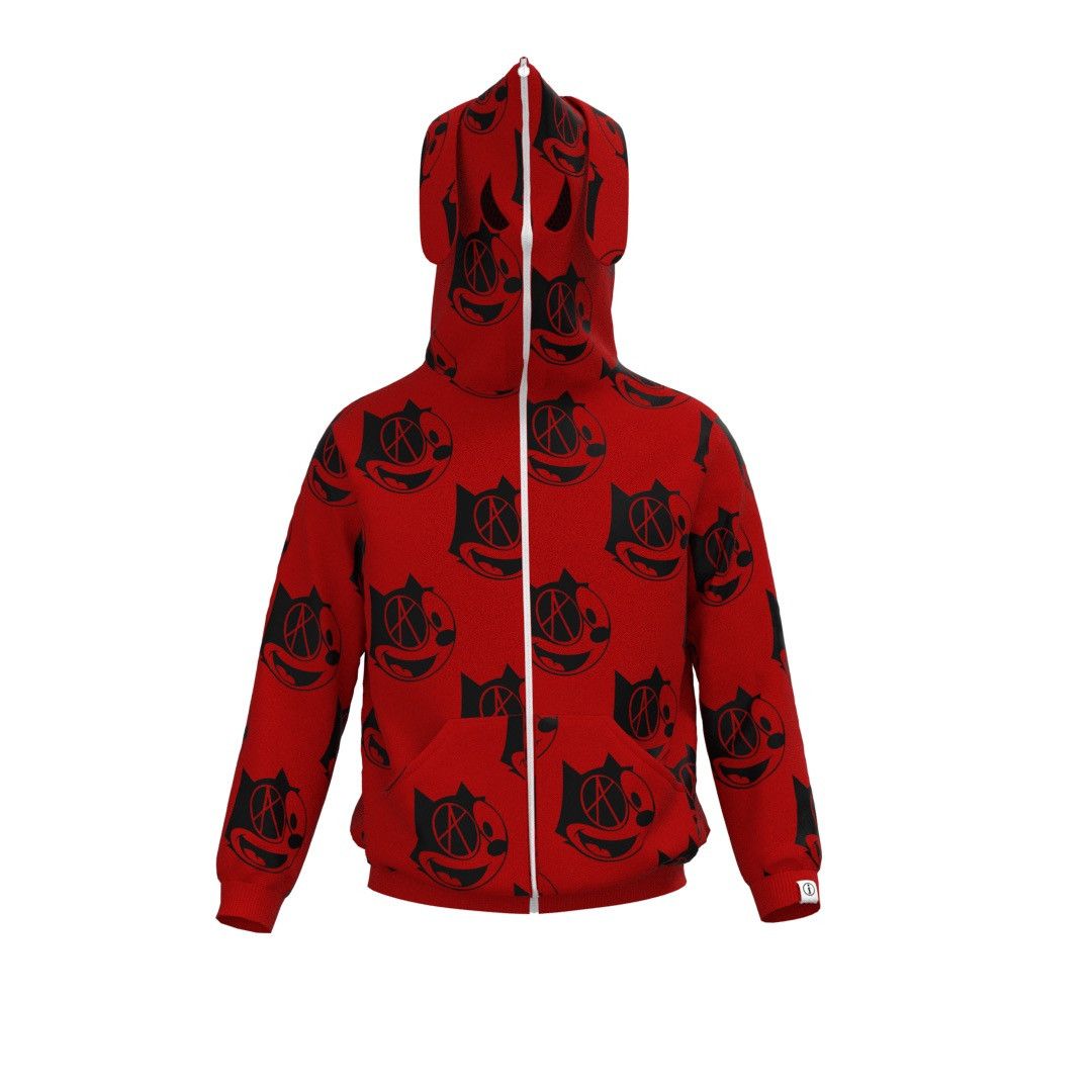 Introvert Studios Psycho Full Zip Hoodie top