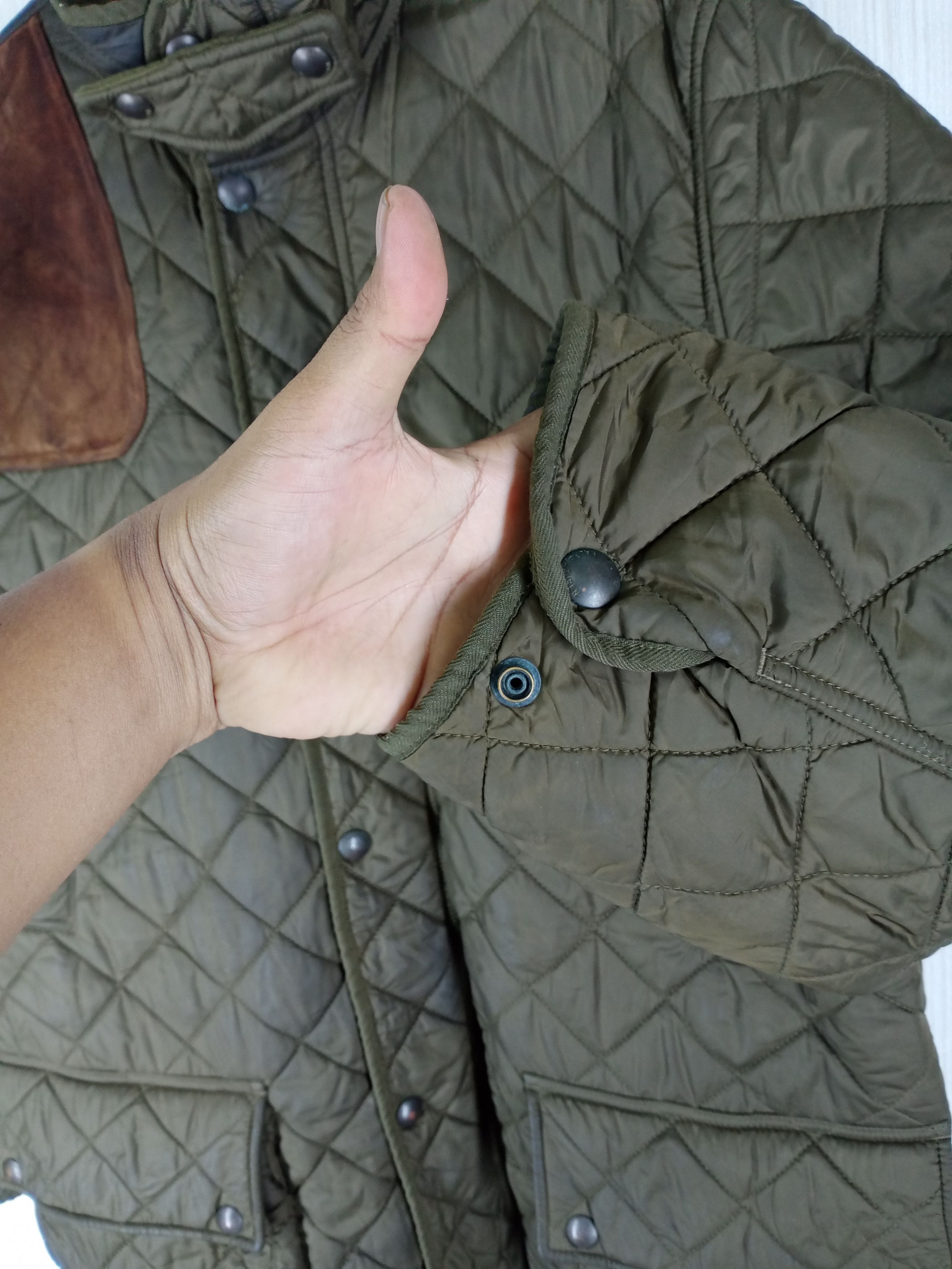 Polo Ralph Lauren Rare Vintage Polo Ralph Lauren Quilted Army StyleJacket Size US XL / EU 56 / 4 - 11 Thumbnail