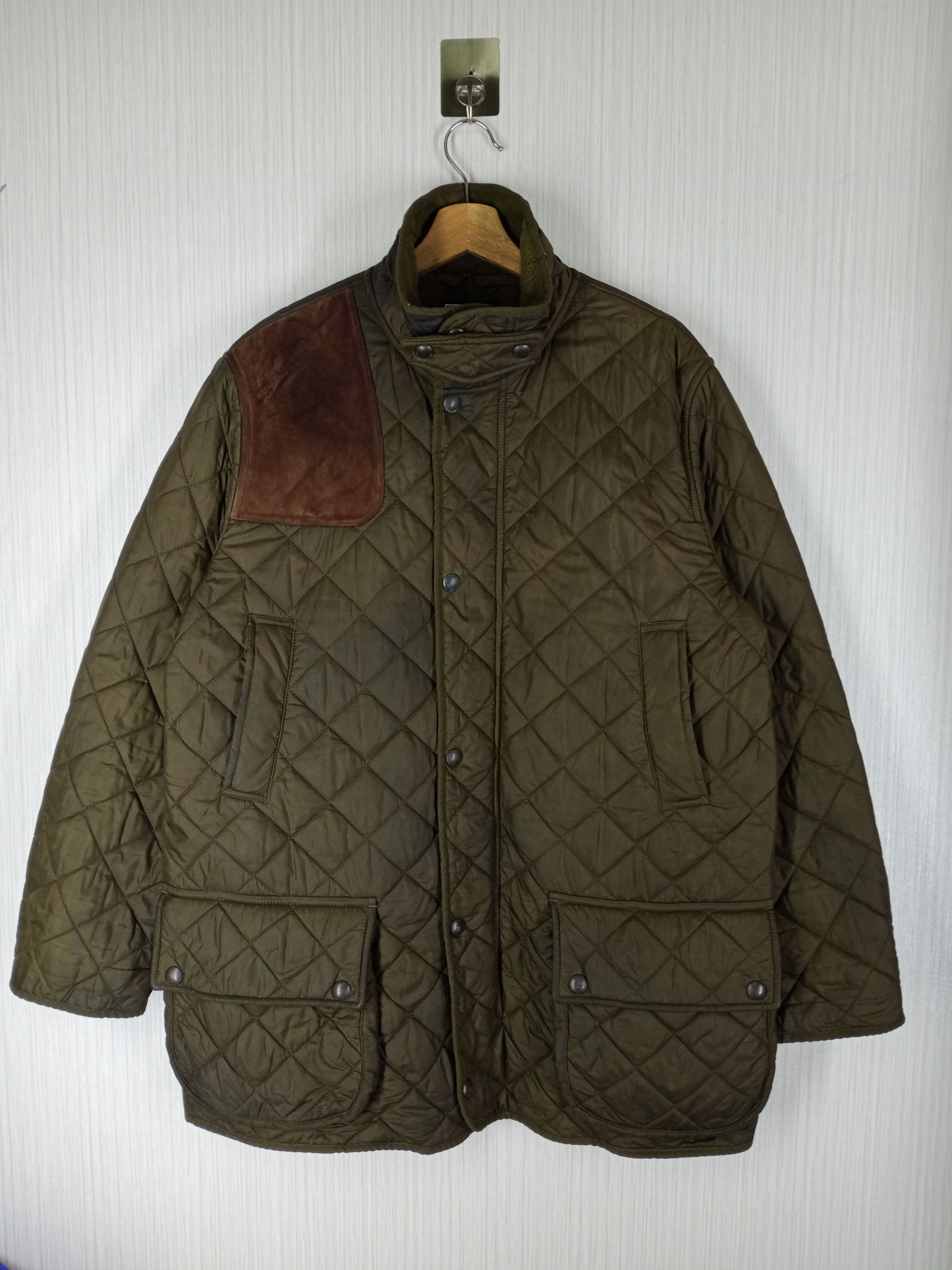 Polo Ralph Lauren Rare Vintage Polo Ralph Lauren Quilted Army StyleJacket Size US XL / EU 56 / 4 - 1 Thumbnail