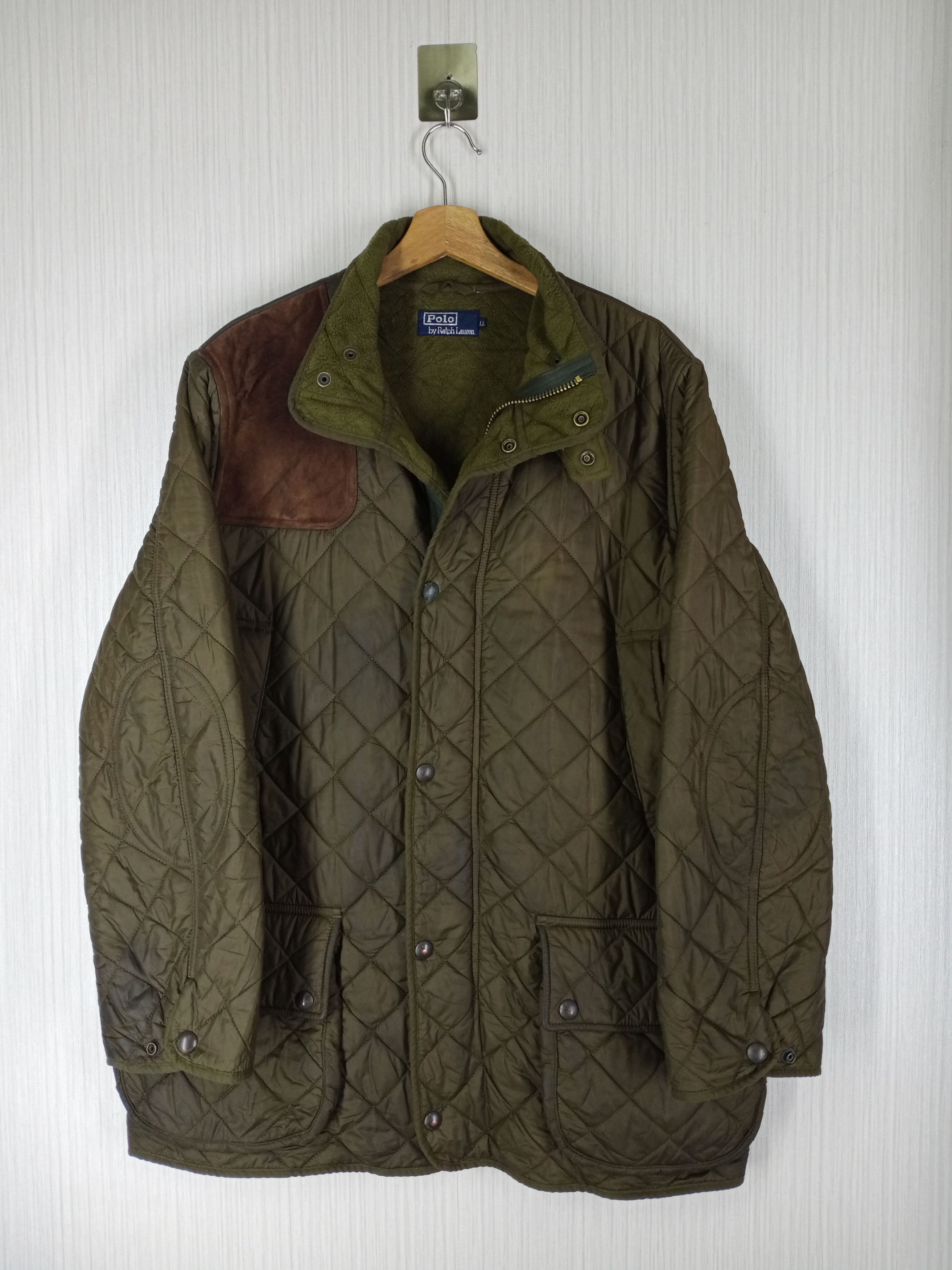 Polo Ralph Lauren Rare Vintage Polo Ralph Lauren Quilted Army StyleJacket Size US XL / EU 56 / 4 - 3 Thumbnail