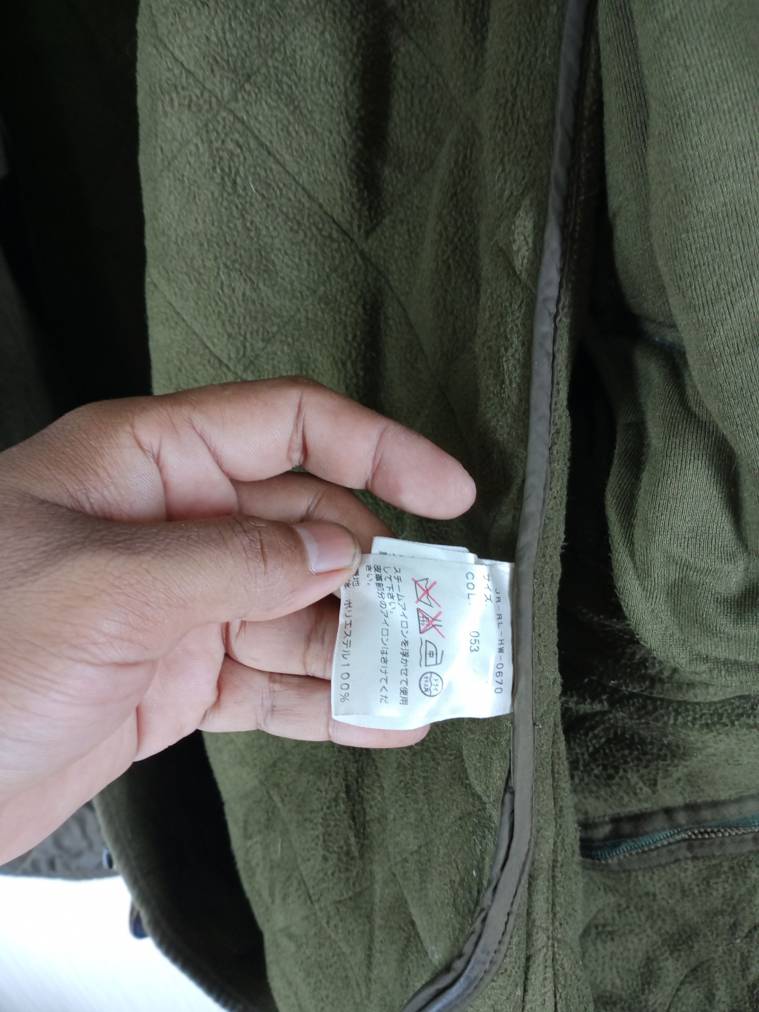 Polo Ralph Lauren Rare Vintage Polo Ralph Lauren Quilted Army StyleJacket Size US XL / EU 56 / 4 - 9 Thumbnail