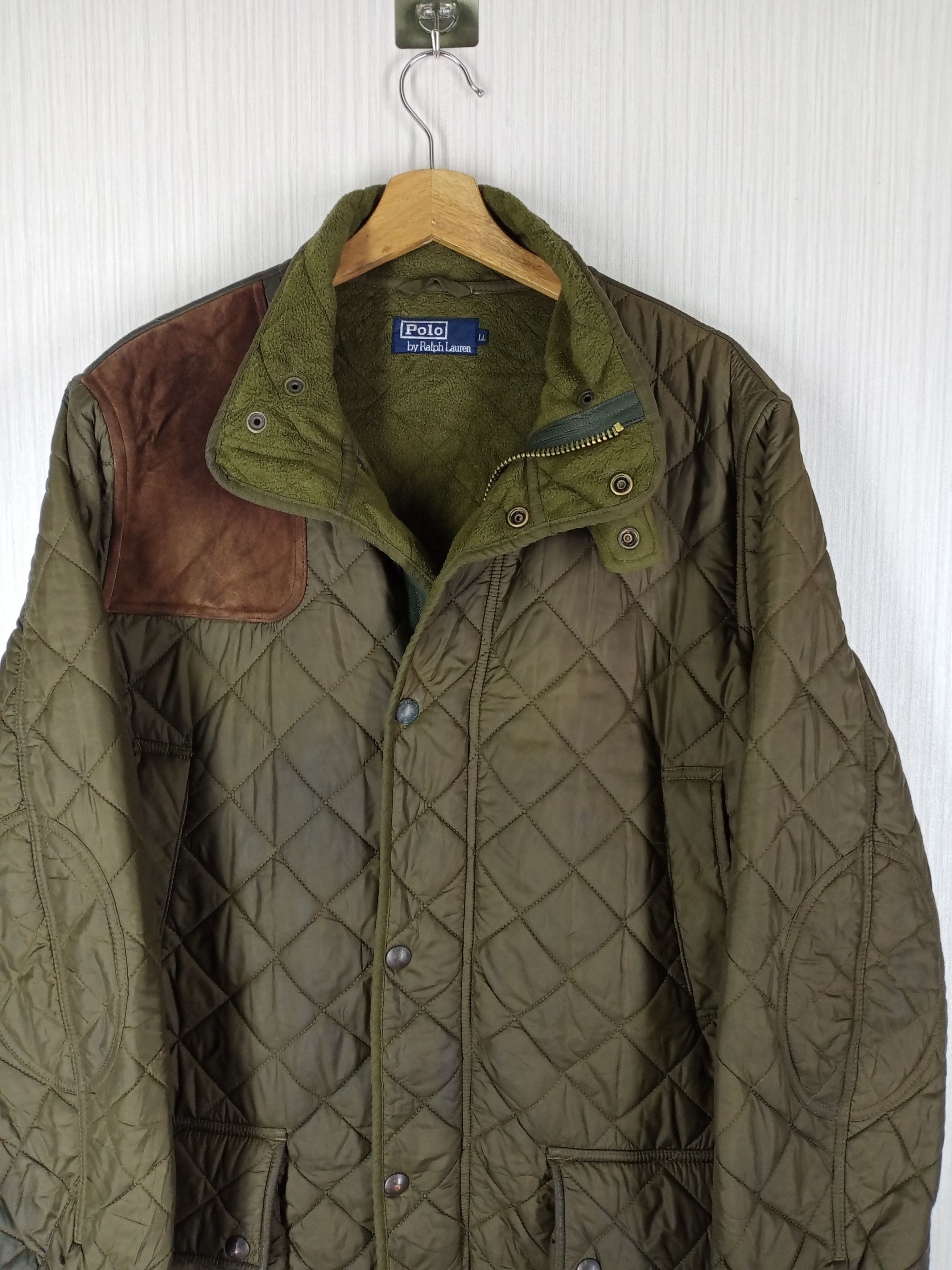 Polo Ralph Lauren Rare Vintage Polo Ralph Lauren Quilted Army StyleJacket Size US XL / EU 56 / 4 - 6 Thumbnail