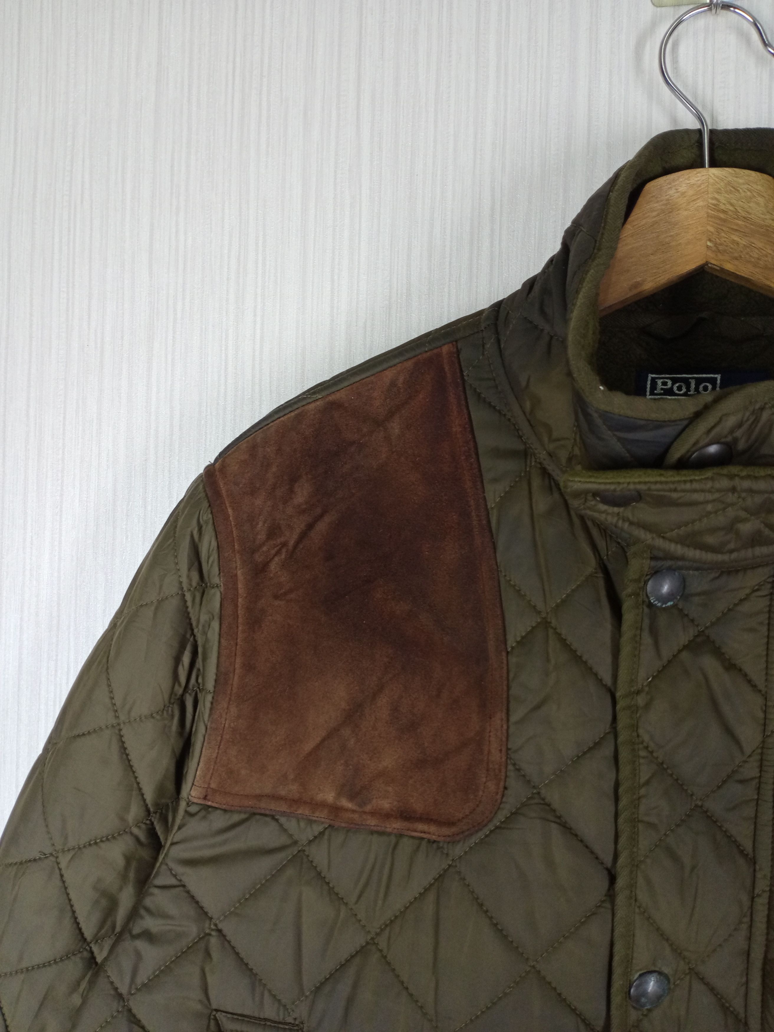 Polo Ralph Lauren Rare Vintage Polo Ralph Lauren Quilted Army StyleJacket Size US XL / EU 56 / 4 - 5 Thumbnail