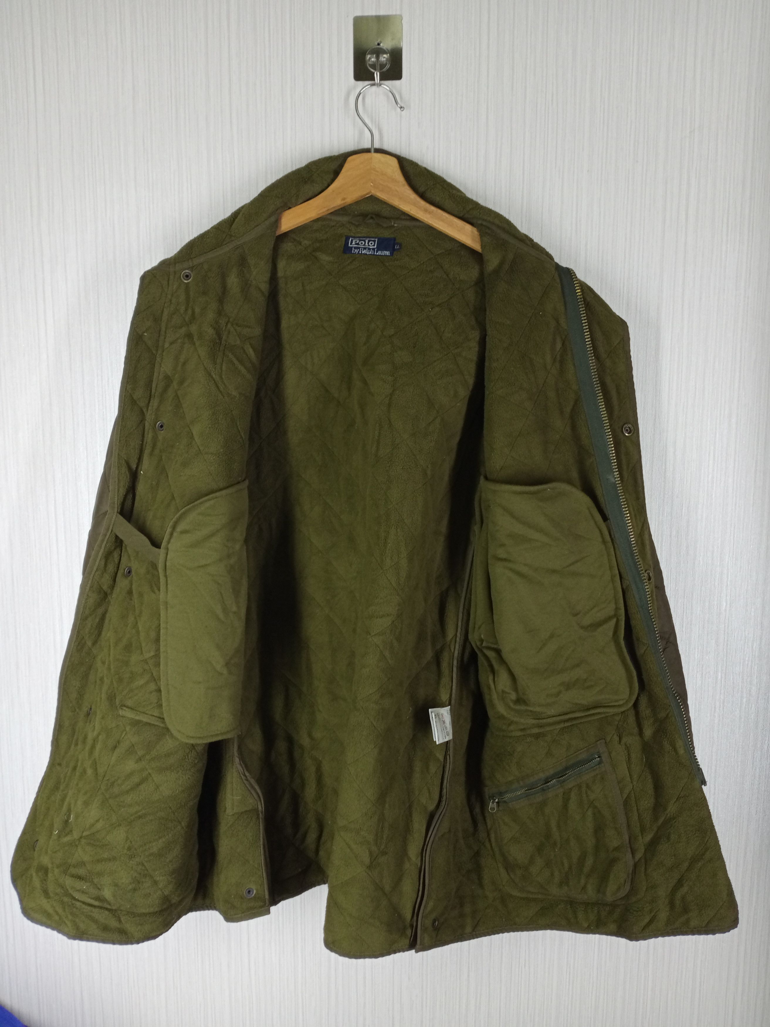 Polo Ralph Lauren Rare Vintage Polo Ralph Lauren Quilted Army StyleJacket Size US XL / EU 56 / 4 - 7 Thumbnail