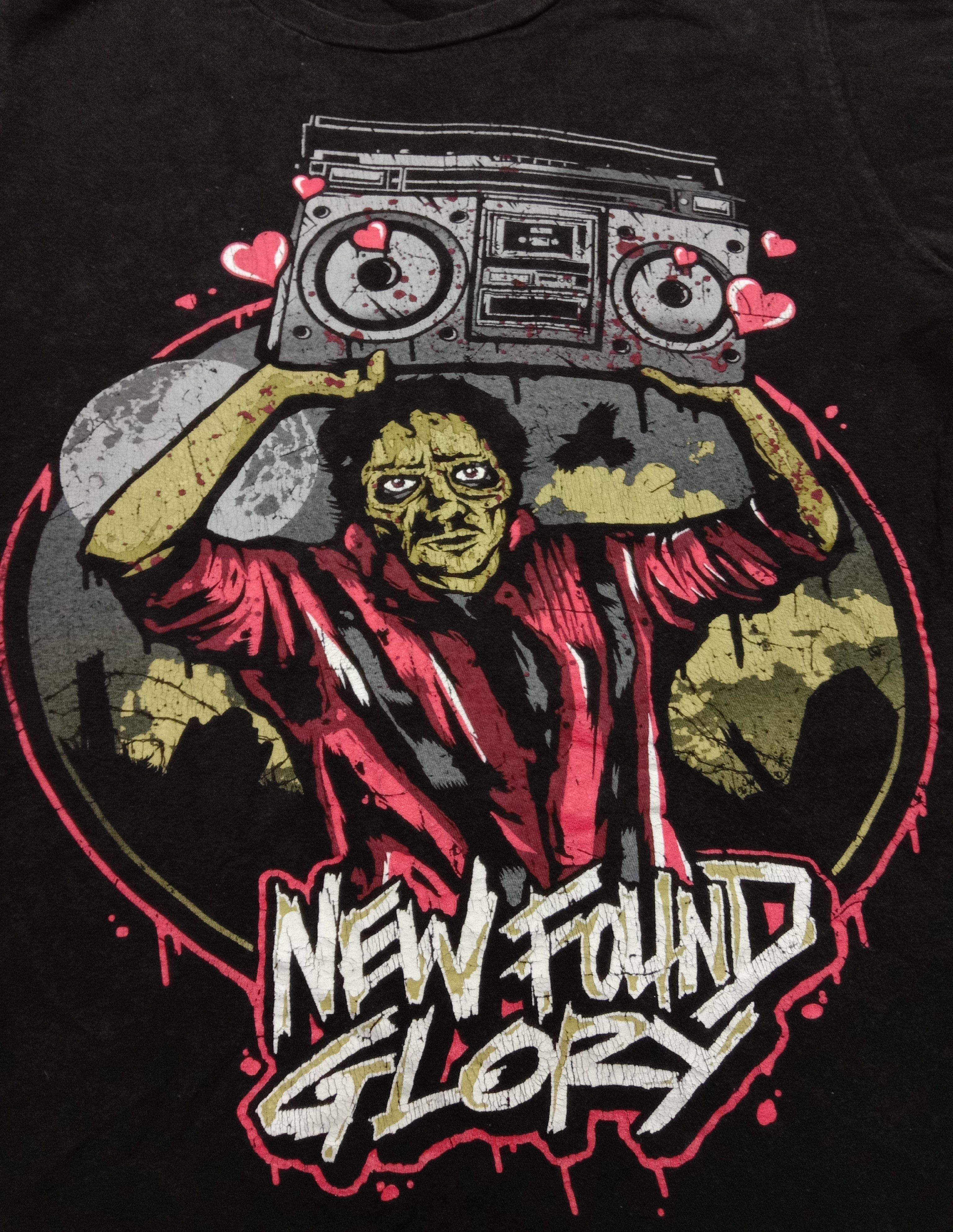 Band Tees New Found Glory Rock Band Tees Spell Out Logo Tultex Tax Size US S / EU 44-46 / 1 - 3 Thumbnail