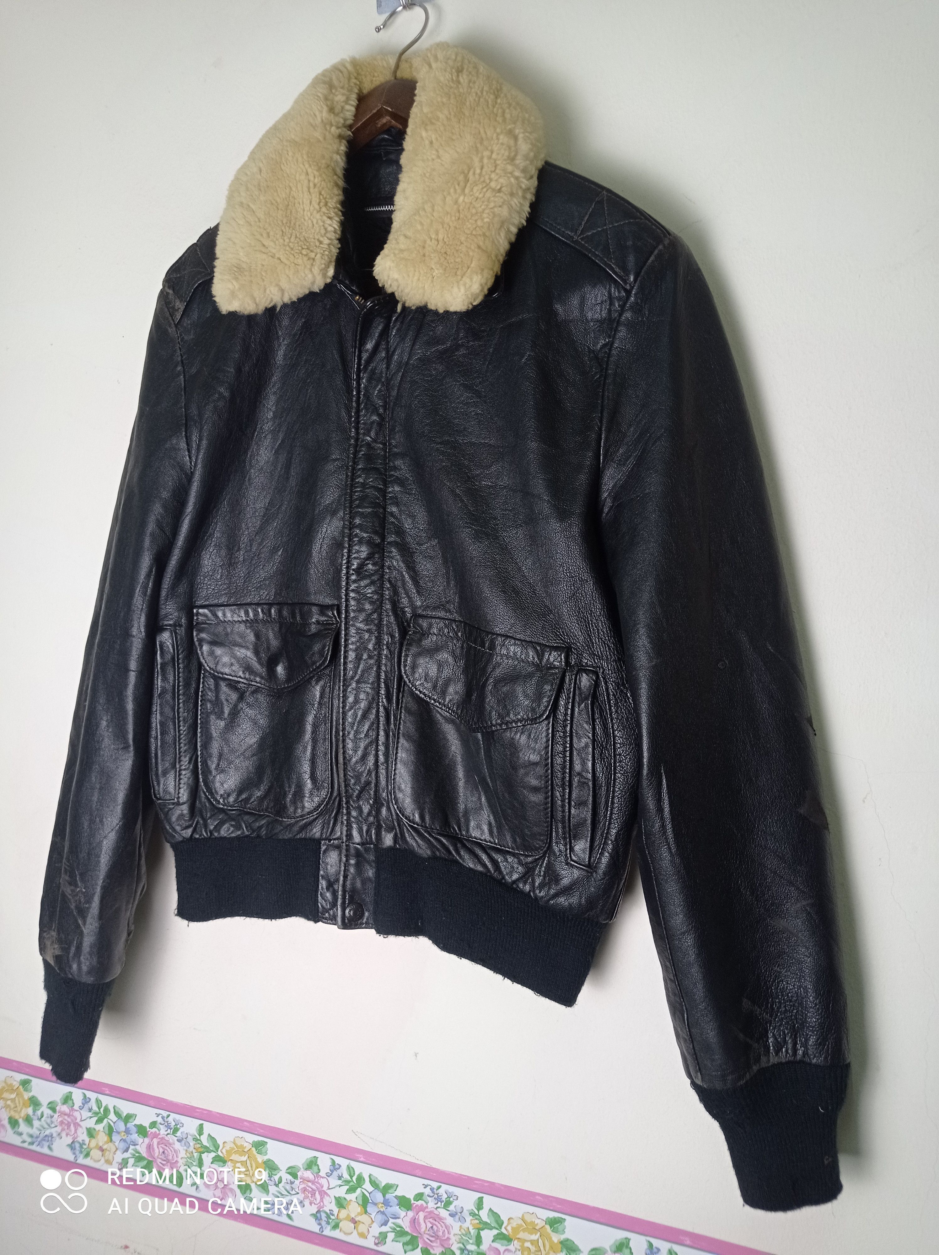 Schott 🔥Vintage Schott flight jacket Made In Usa🔥 Size US M / EU 48-50 / 2 - 2 Thumbnail