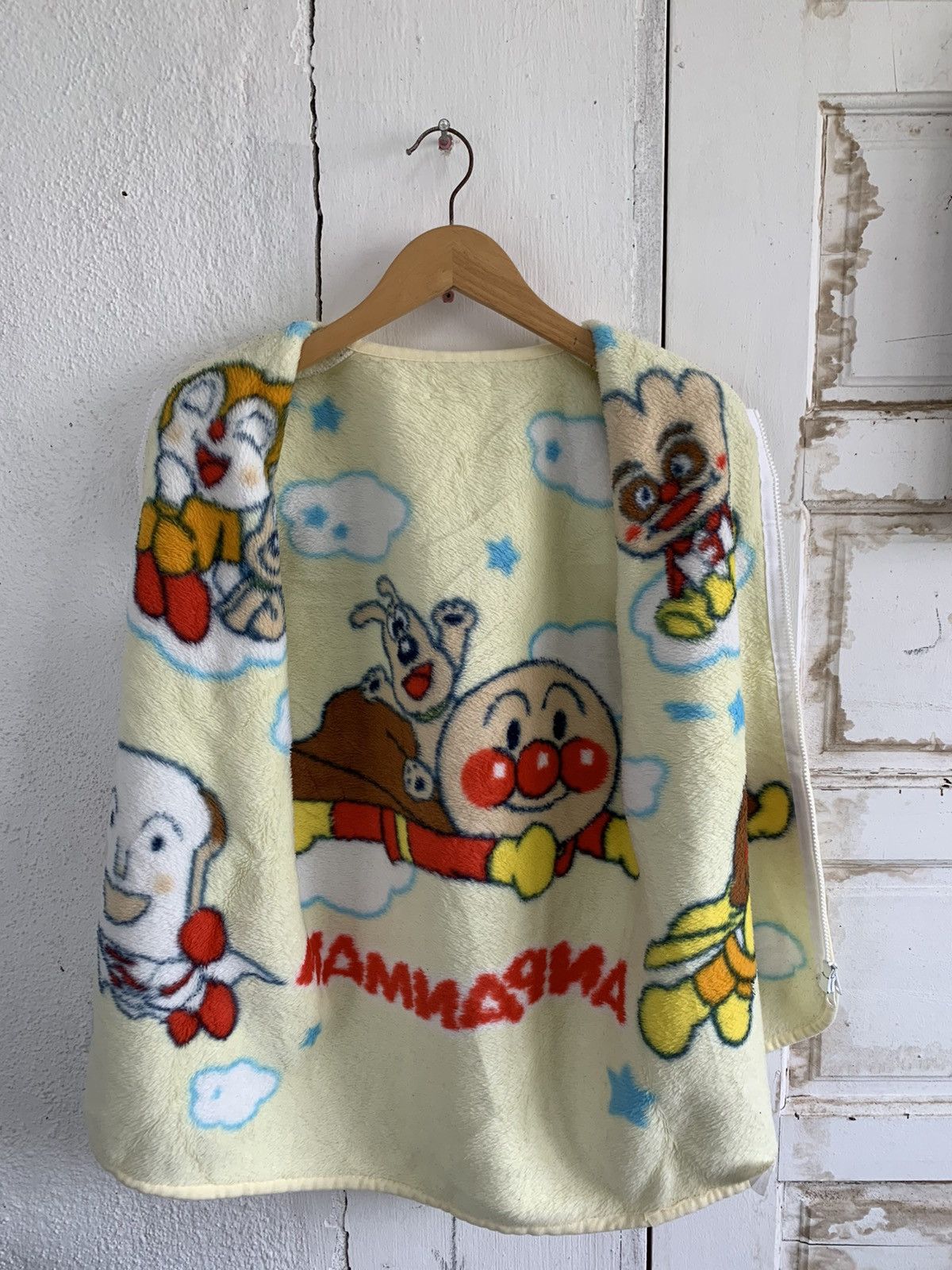 Anime LAST DROP#Anime Anpaman Cartoon Vest Fleece Jacket Size US S / EU 44-46 / 1 - 5 Thumbnail