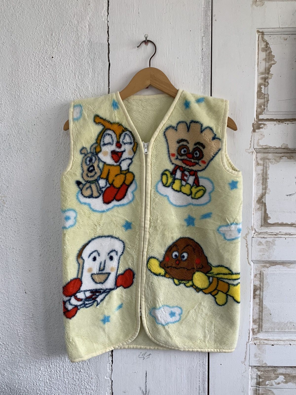 Anime LAST DROP#Anime Anpaman Cartoon Vest Fleece Jacket Size US S / EU 44-46 / 1 - 1 Thumbnail
