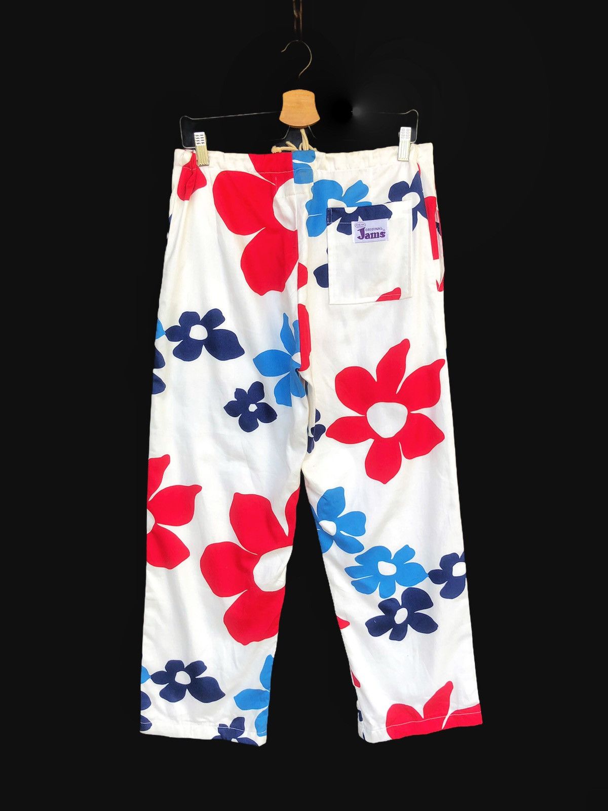 Jams World DOPE🔥Vtg 90s Jams World Hawaii Floral Motif Pants Size US 32 / EU 48 - 1 Thumbnail