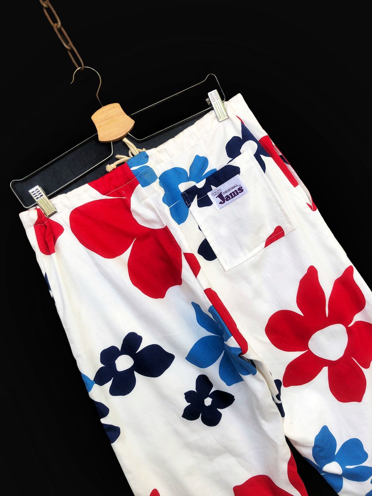 Jams World DOPE🔥Vtg 90s Jams World Hawaii Floral Motif Pants Size US 32 / EU 48 - 2 Thumbnail