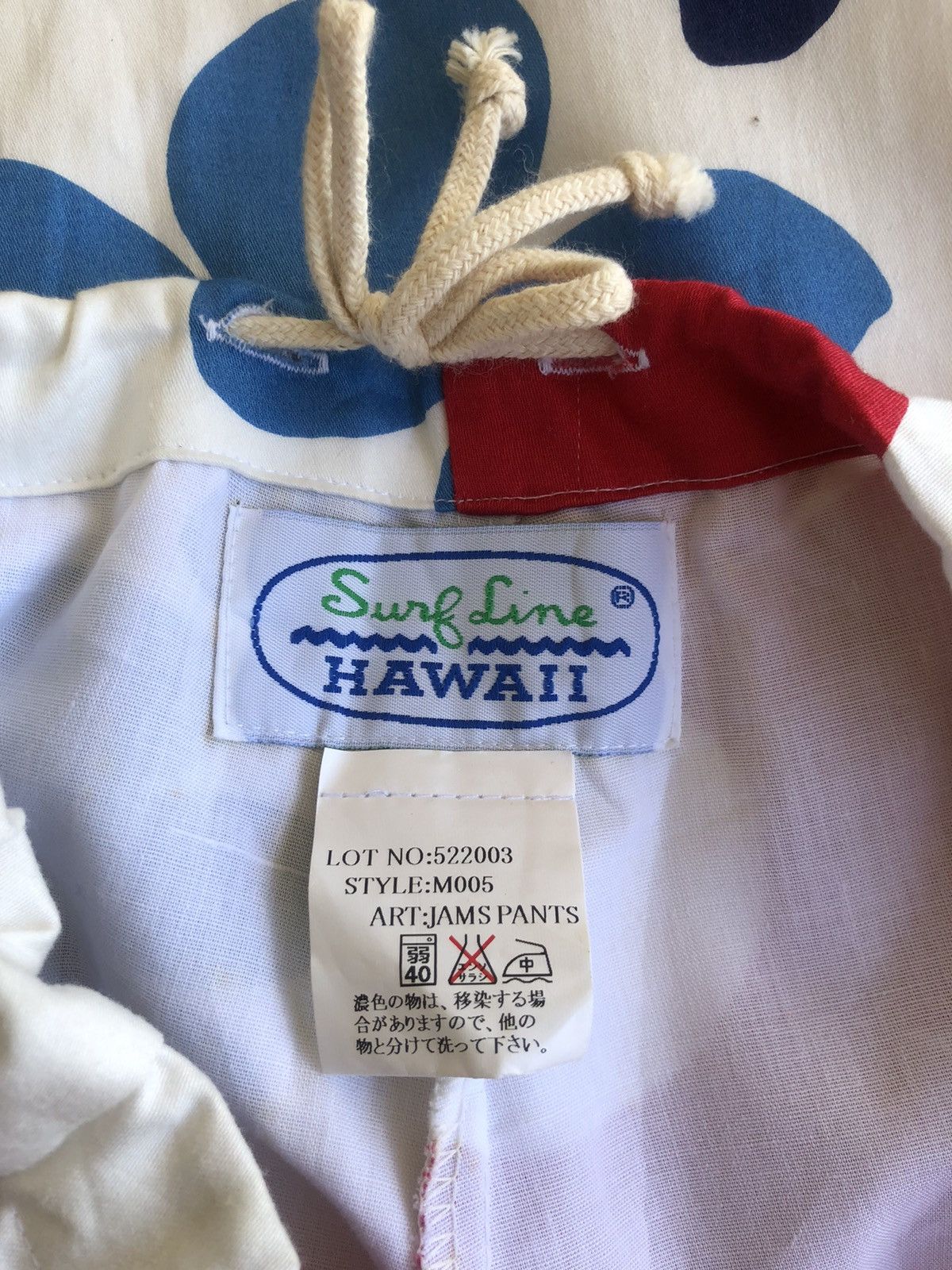 Jams World DOPE🔥Vtg 90s Jams World Hawaii Floral Motif Pants Size US 32 / EU 48 - 6 Thumbnail