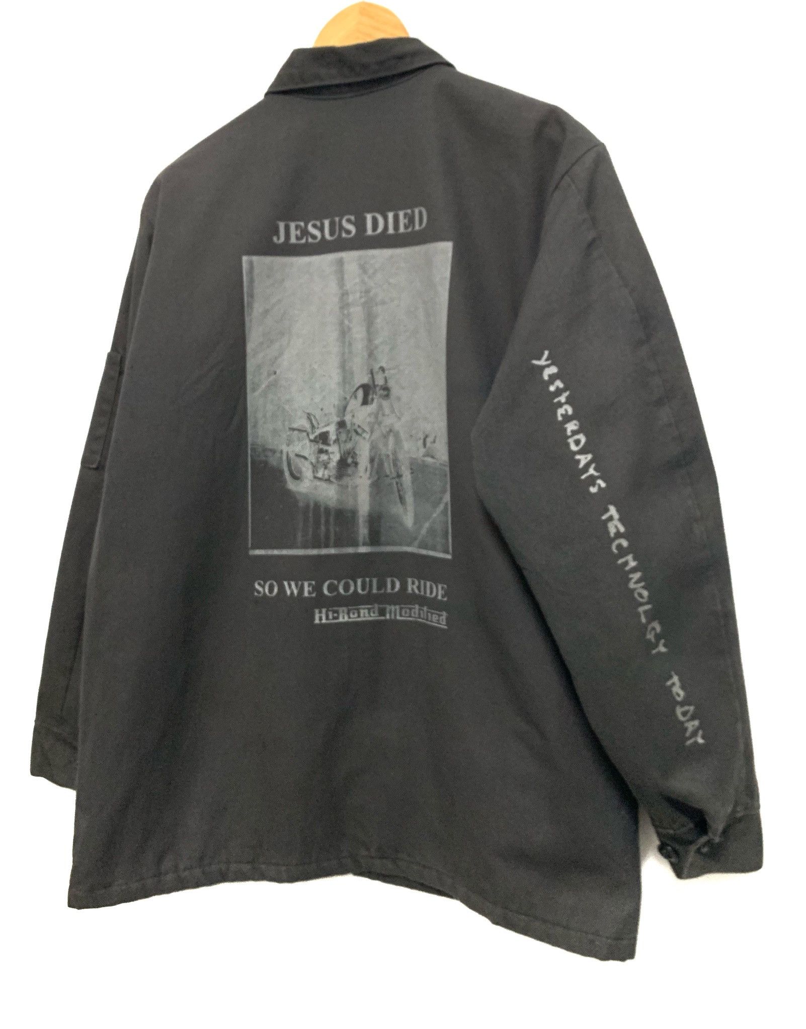 Designer × Japanese Brand × Sports Specialties 🇯🇵 Vintage JMS MOTORS JESUS DIED Jacket Size US M / EU 48-50 / 2 - 1 Thumbnail