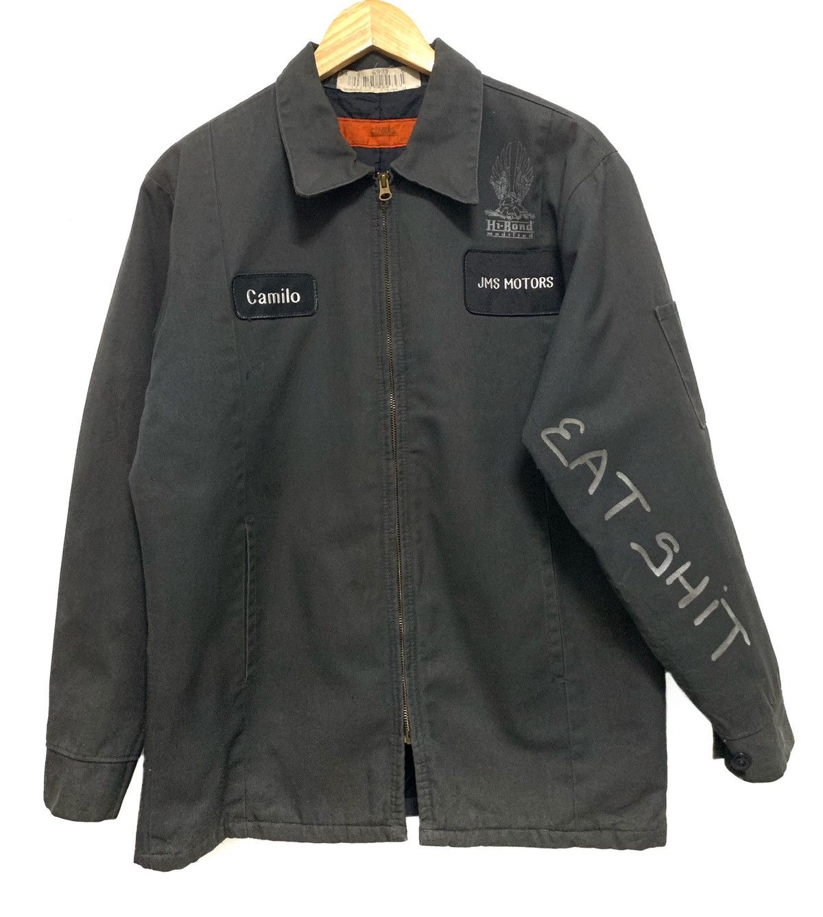 Designer × Japanese Brand × Sports Specialties 🇯🇵 Vintage JMS MOTORS JESUS DIED Jacket Size US M / EU 48-50 / 2 - 3 Thumbnail