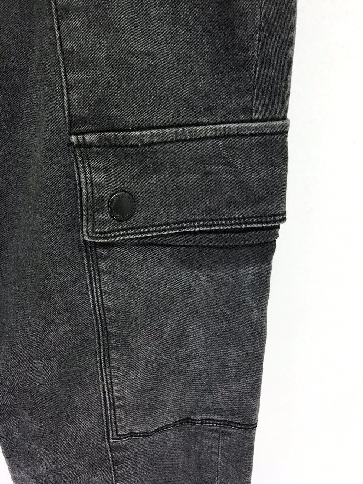 Neil Barrett ❄Black Barret Neil Barrett Skinny Pant Faded Grey Stretch Size US 31 - 4 Thumbnail