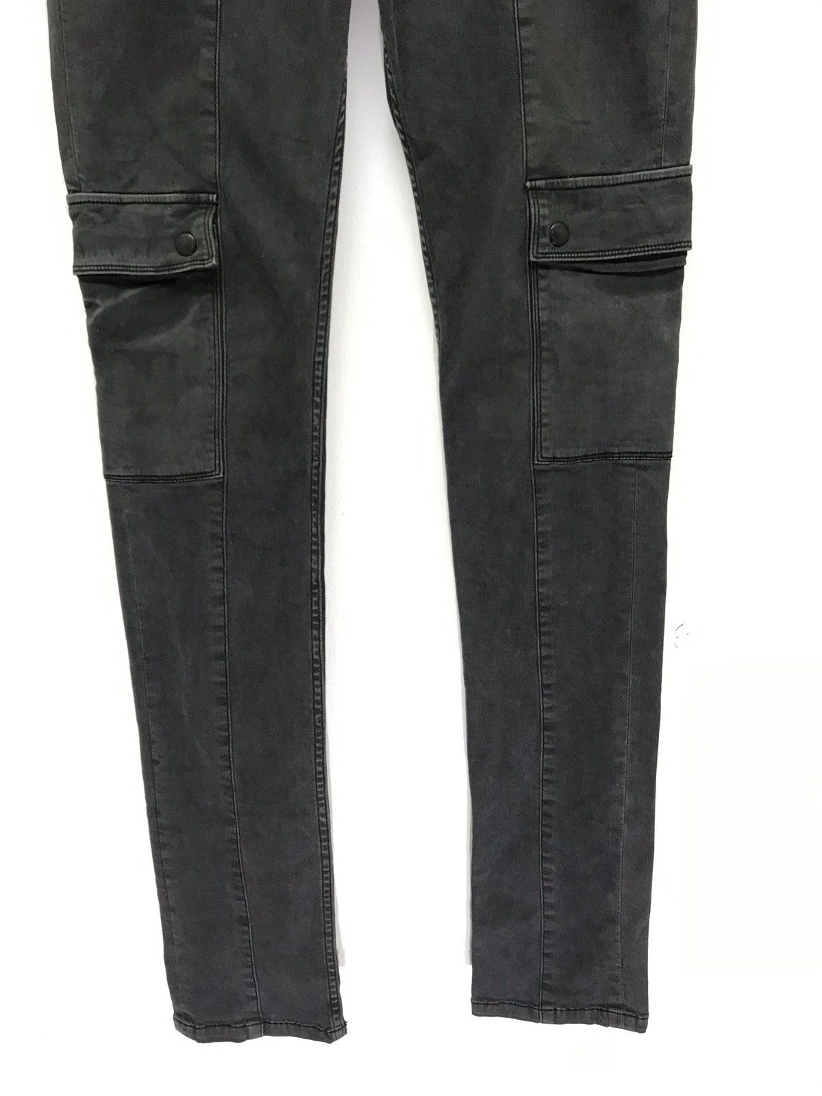 Neil Barrett ❄Black Barret Neil Barrett Skinny Pant Faded Grey Stretch Size US 31 - 2 Thumbnail