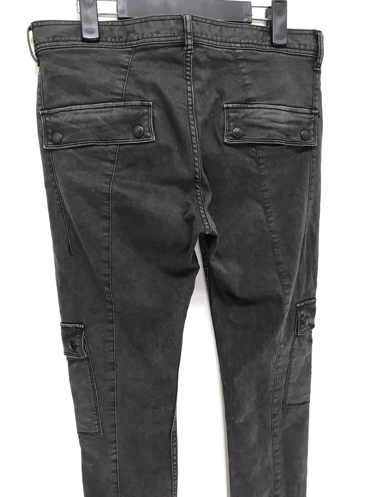Neil Barrett ❄Black Barret Neil Barrett Skinny Pant Faded Grey Stretch Size US 31 - 7 Thumbnail