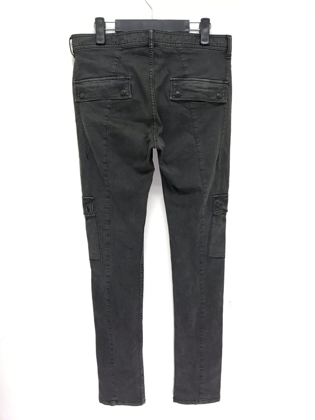 Neil Barrett ❄Black Barret Neil Barrett Skinny Pant Faded Grey Stretch Size US 31 - 6 Thumbnail