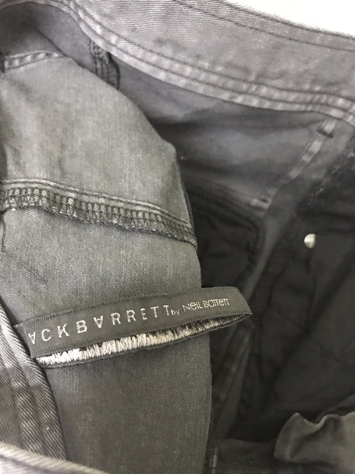 Neil Barrett ❄Black Barret Neil Barrett Skinny Pant Faded Grey Stretch Size US 31 - 8 Thumbnail