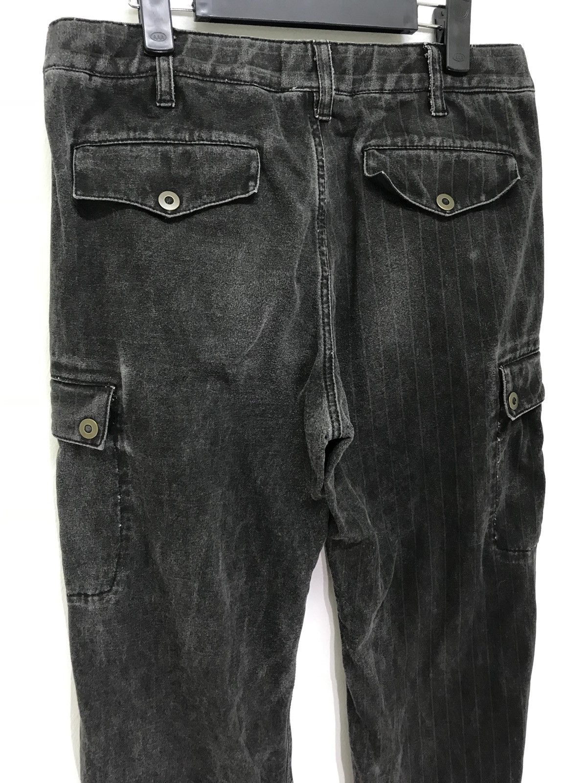 Japanese Brand No Concept But Good Sense Cargo Pant Striped Regular 39🟦 Size US 33 - 11 Thumbnail