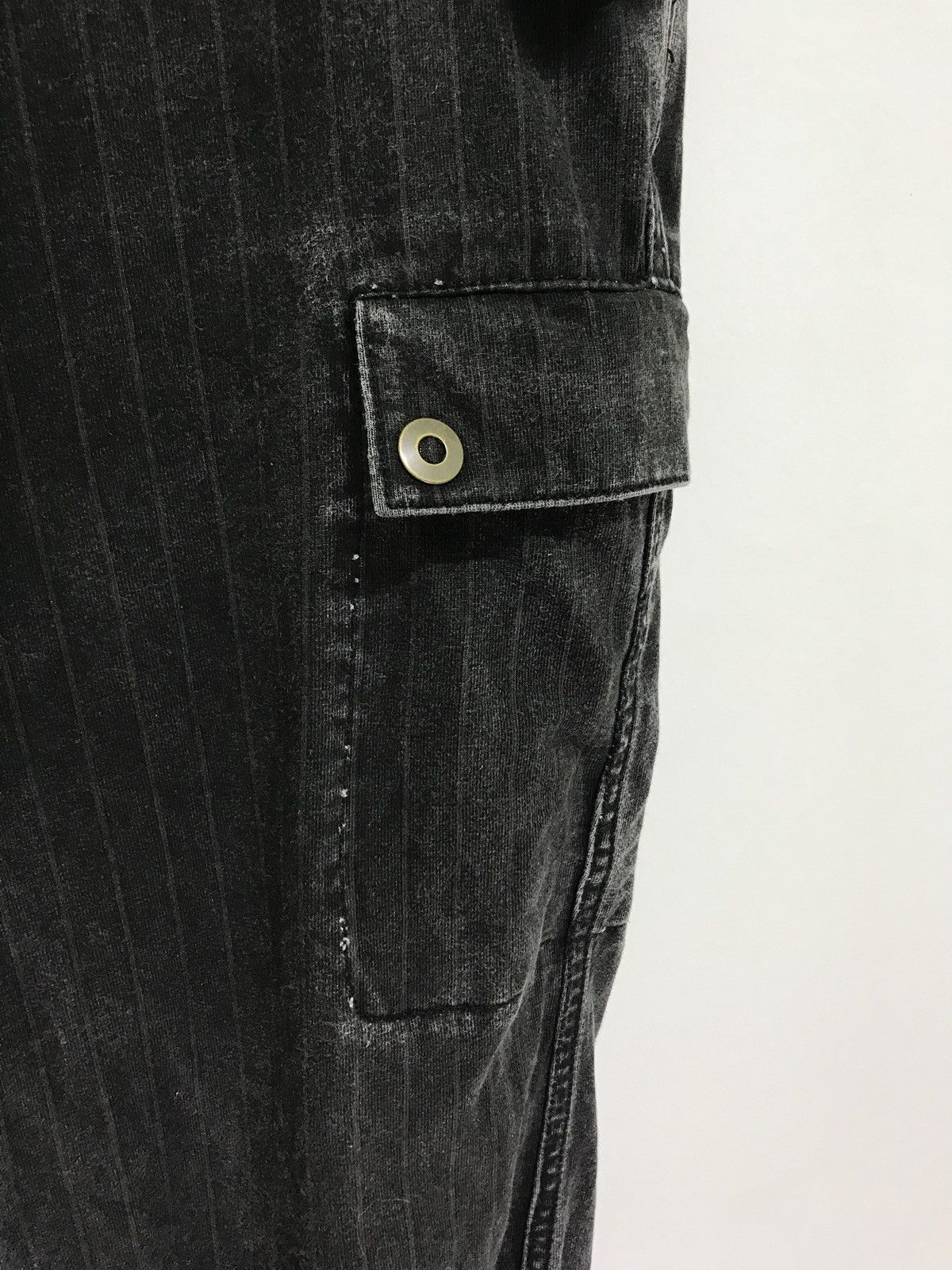 Japanese Brand No Concept But Good Sense Cargo Pant Striped Regular 39🟦 Size US 33 - 7 Thumbnail